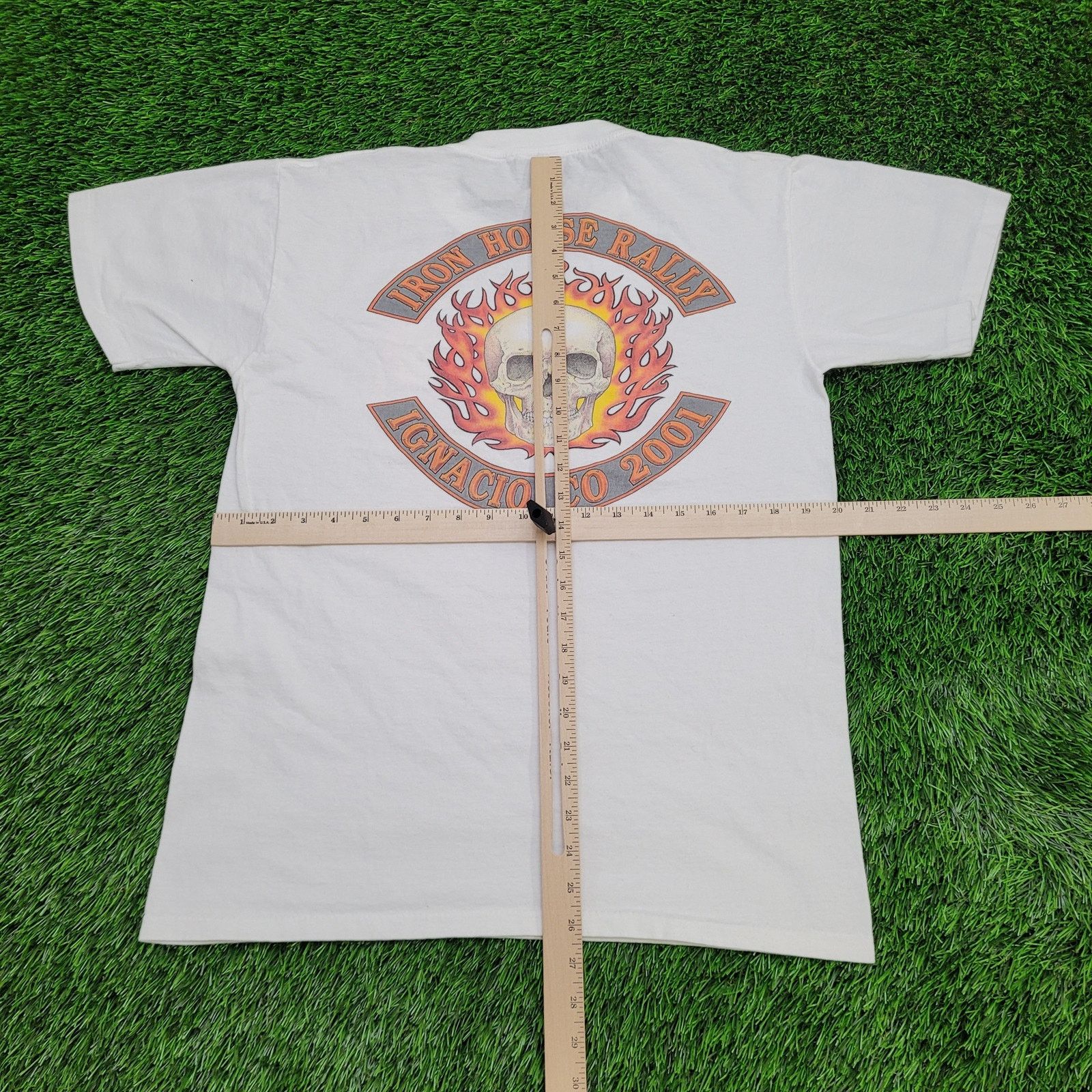 All Sport Vintage 2001 Iron Horse Rally Shirt Medium 20x26 Skull Biker Size US M / EU 48-50 / 2 - 10 Thumbnail