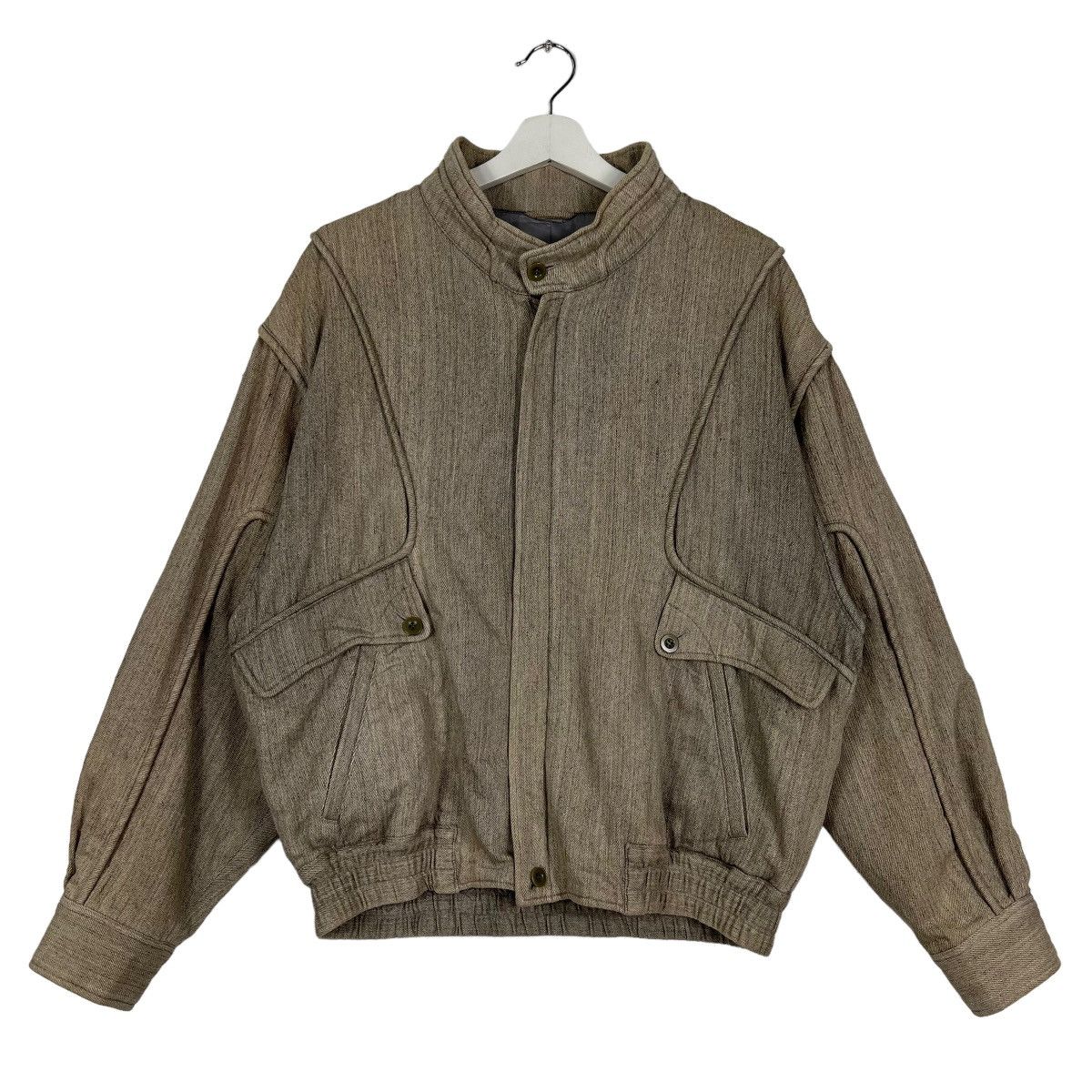 Issey Miyake 🔥 VINTAGE 80s INTERMEZZO BOMBER JACKET Size US M / EU 48-50 / 2 - 1 Thumbnail