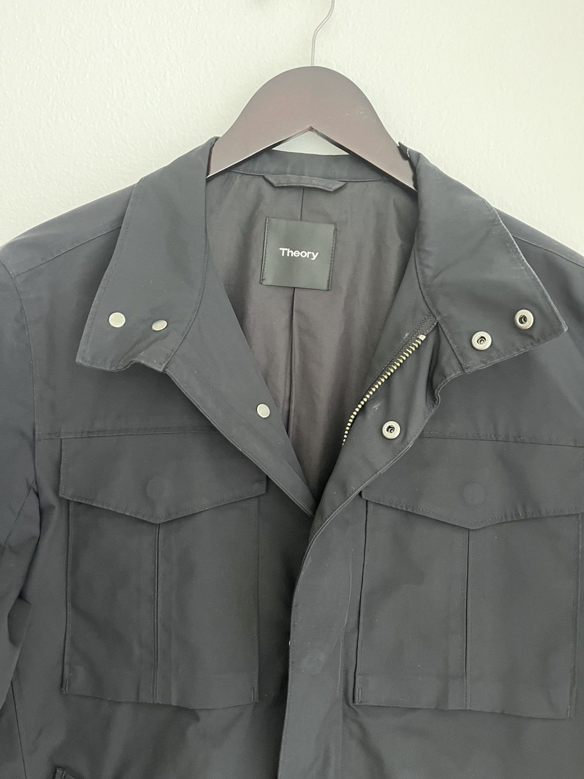 Theory Theory Men’s Black Field Jacket Utility Coat Lightweight Size US S / EU 44-46 / 1 - 2 Thumbnail
