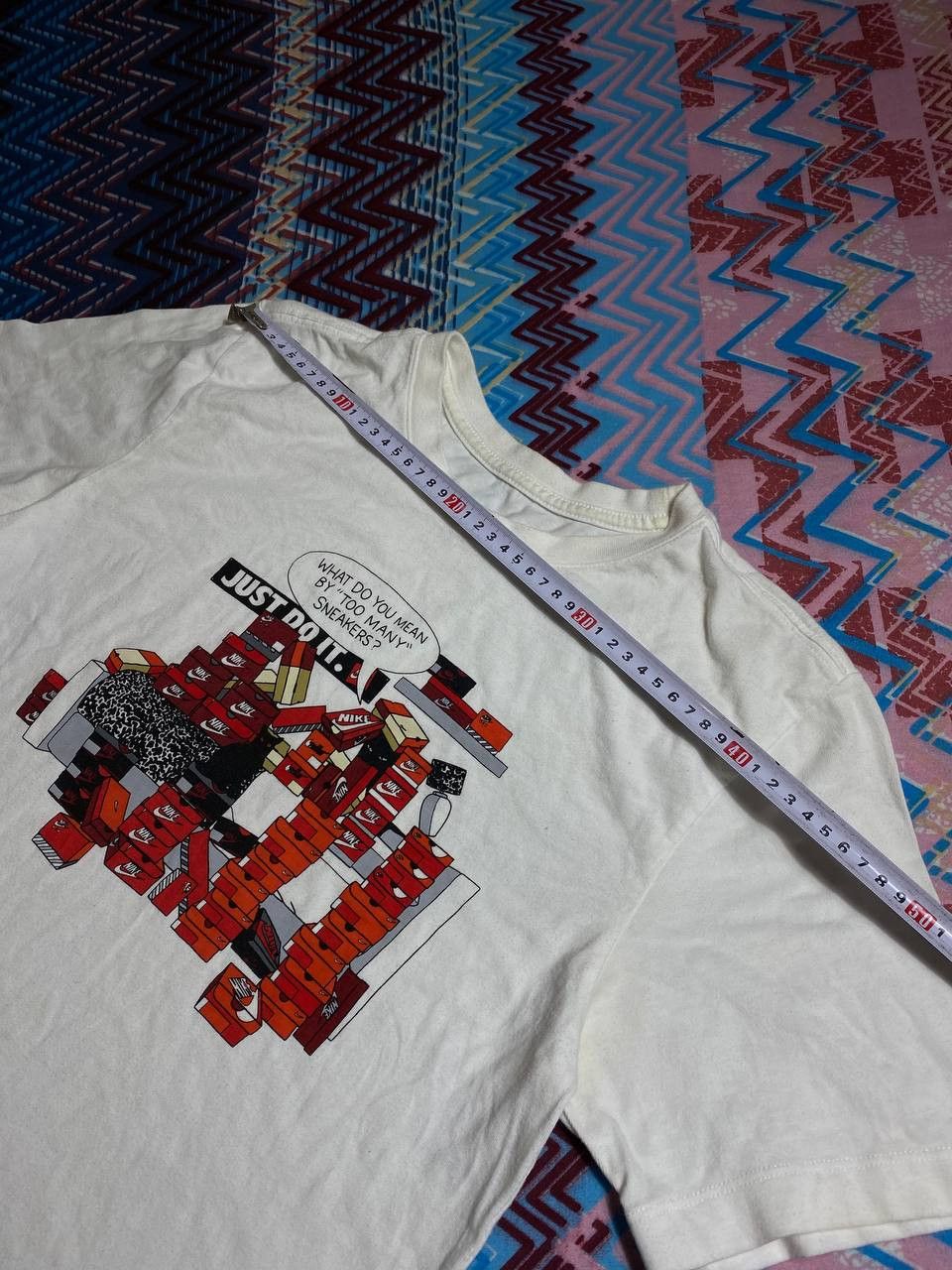 Nike × Vintage Vintage Nike Center print Logo T-Shirt Size US S / EU 44-46 / 1 - 13 Thumbnail