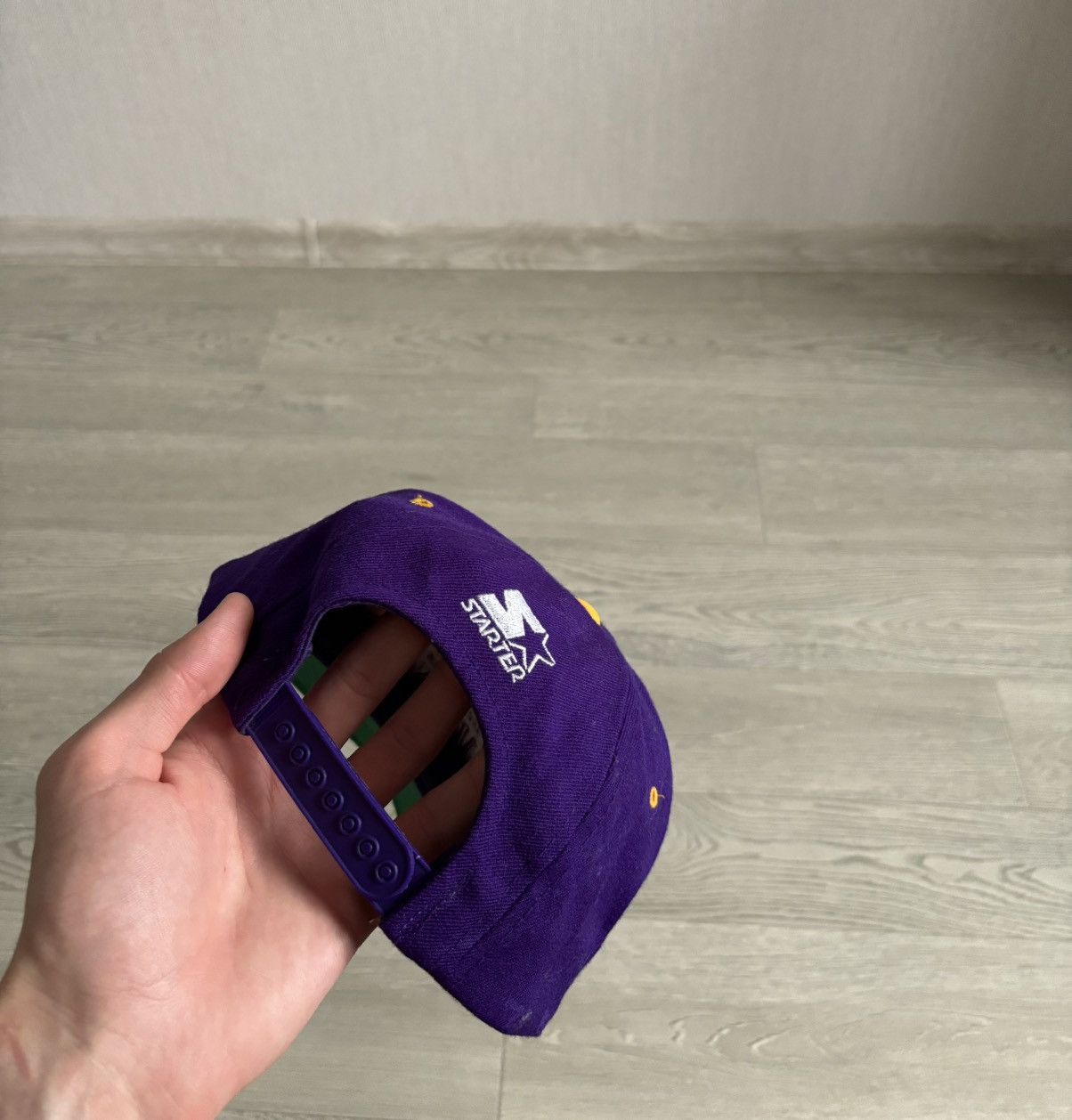 NBA × Vintage 90s NBA L.A Lakers Basketball Wool Cap Starter Size ONE SIZE - 2 Thumbnail