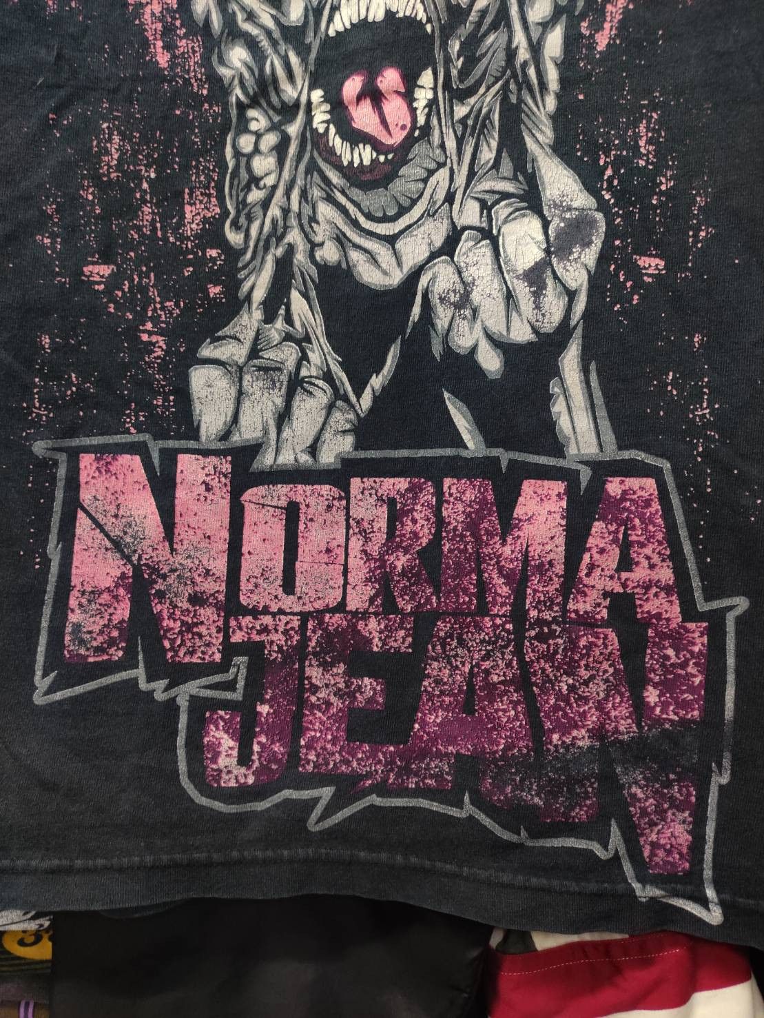 Band Tees Vtg 00's Norma Jean Band Metalcore " Zombie " Big Print Size US M / EU 48-50 / 2 - 3 Thumbnail