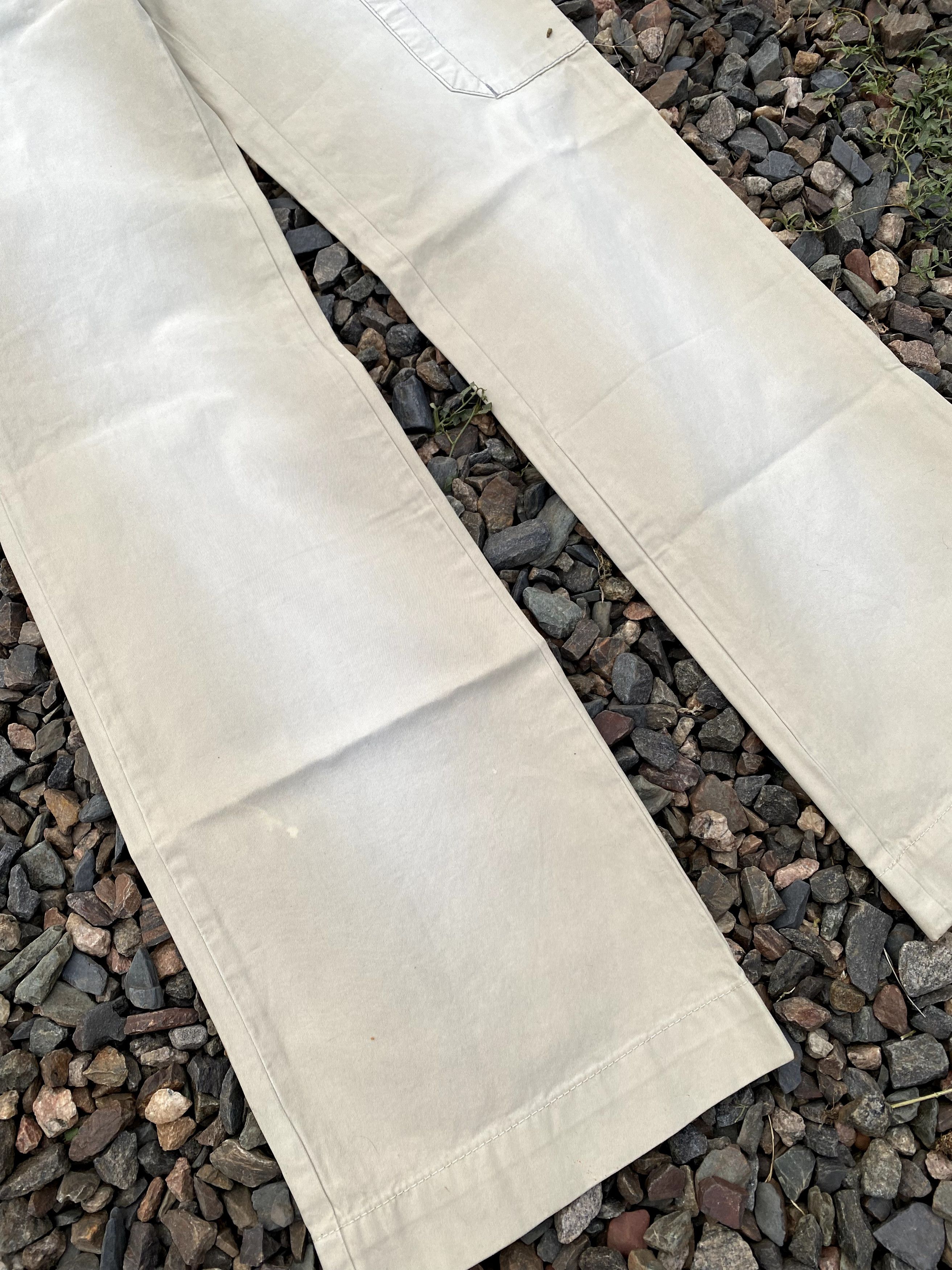 Japanese Brand Vintage Faded Cargo Biege Pants Streetwear Size US 30 / EU 46 - 4 Thumbnail