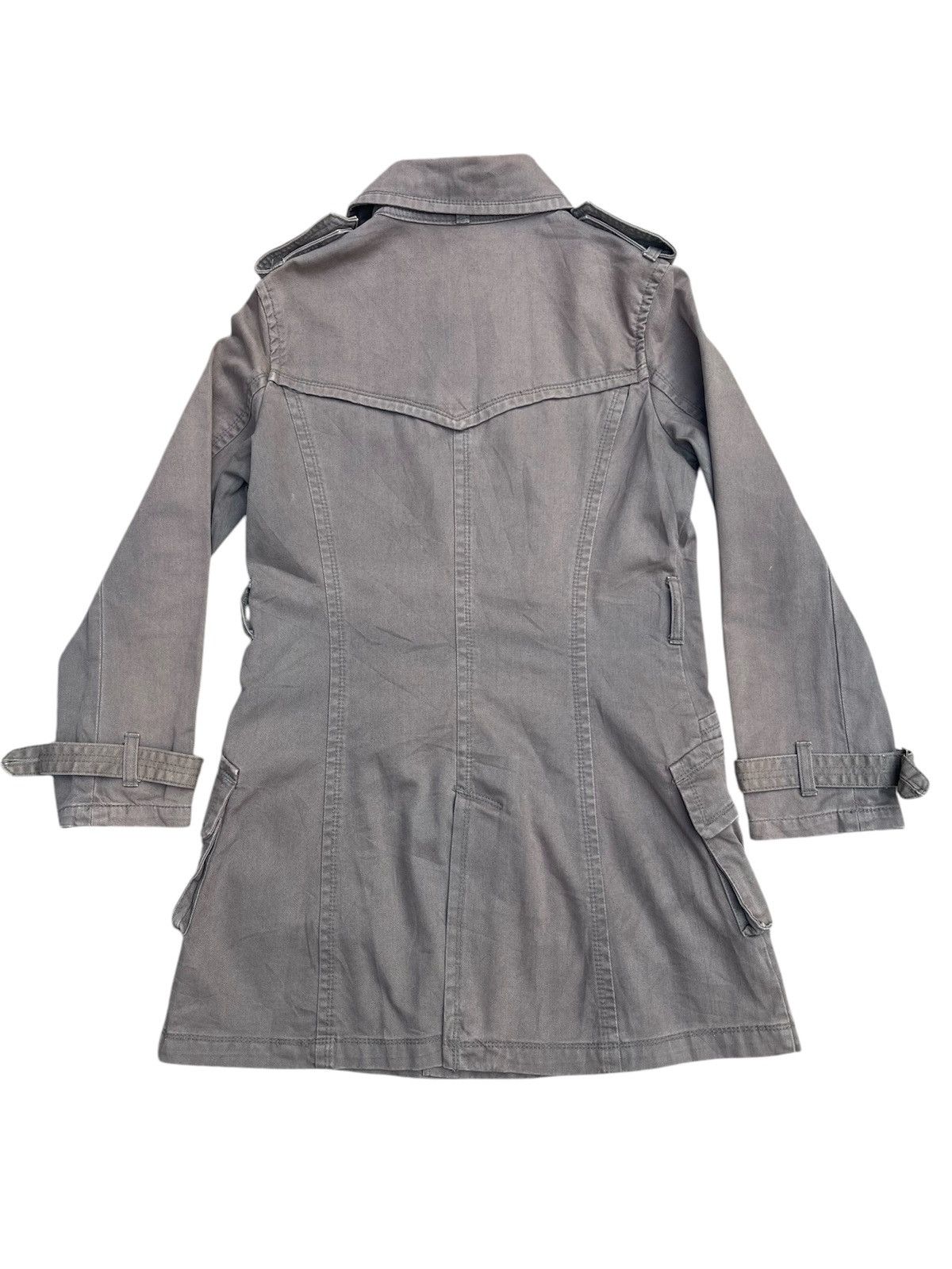 Japanese Brand × Other Military Style Double-Breasted Long Coat Utility Pockets Size S / US 4 / IT 40 - 2 Thumbnail