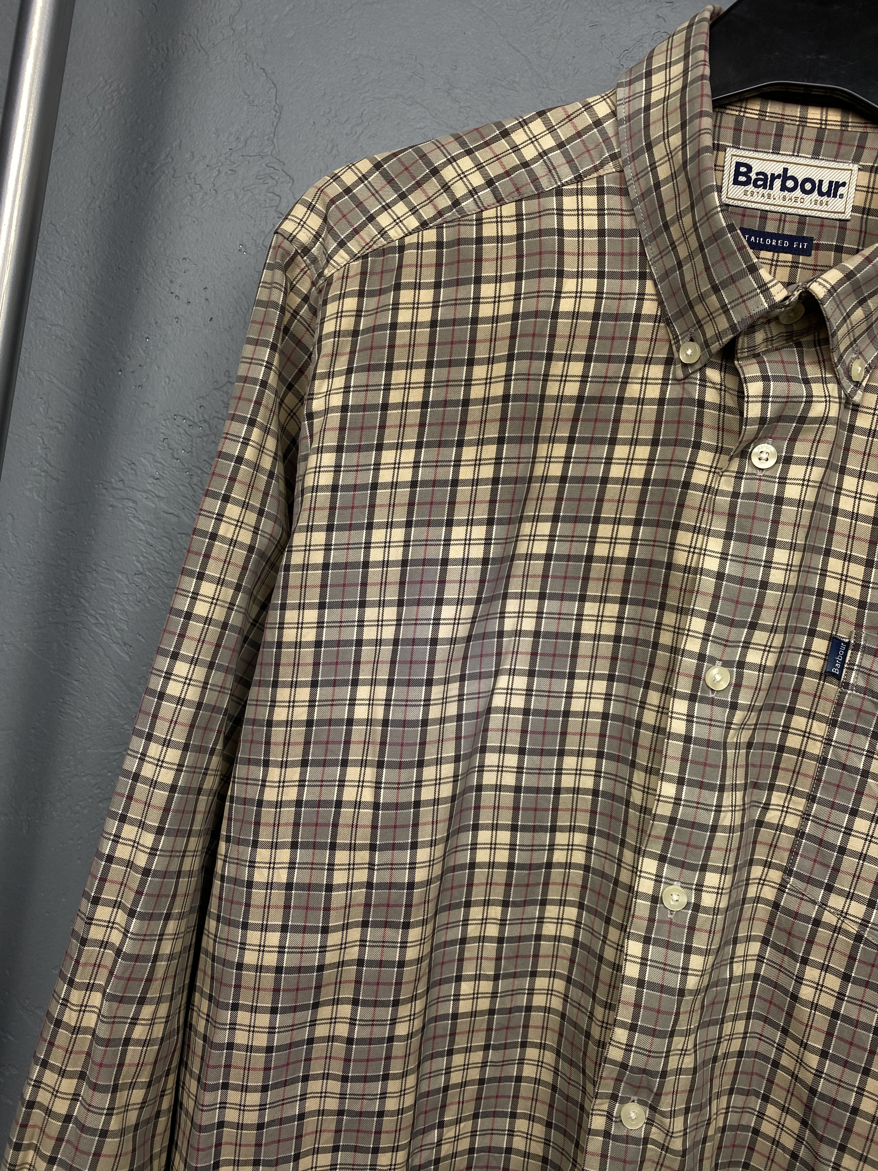 Barbour Barbour Vintage Mens Tartan Check Plaid Long Sleeve Shirt Size US M / EU 48-50 / 2 - 3 Thumbnail