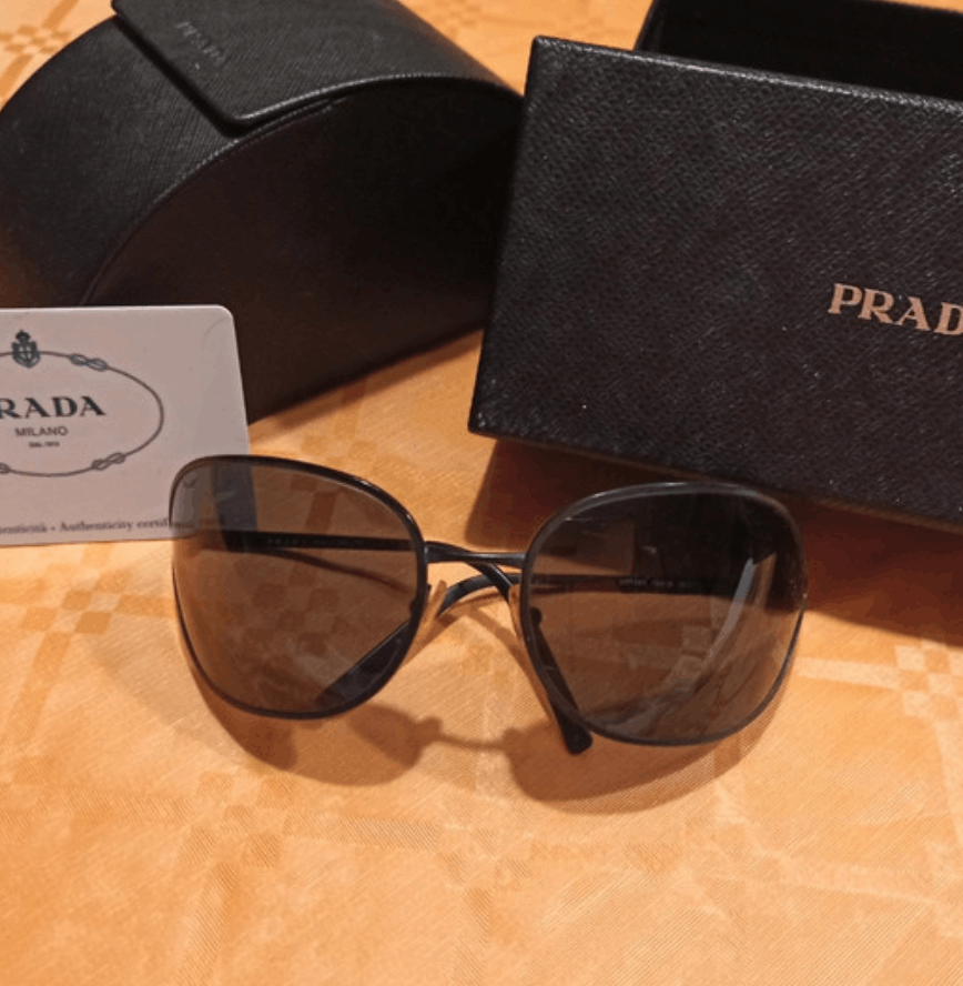 Prada PRADA Sunglasses SPR 58E 2004 Star Mask Fire Chrome Silver Size ONE SIZE - 1 Thumbnail