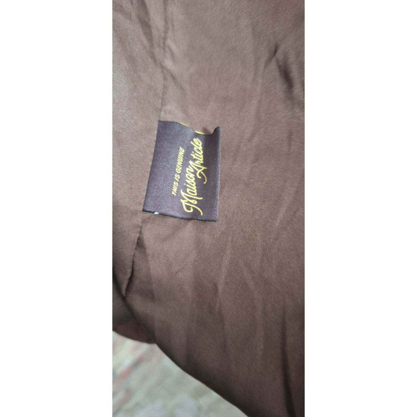 Other Maison Article 420 brown velour puffer jacket men's 2X read Size US XXL / EU 58 / 5 - 3 Thumbnail