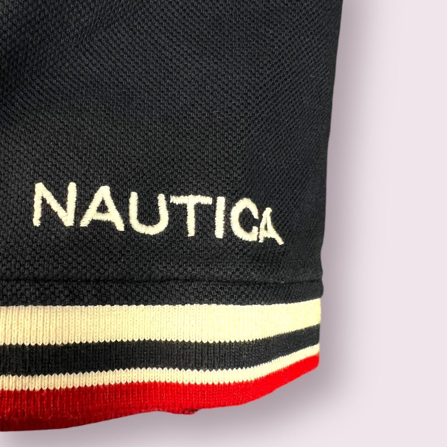 Nautica Men's Nautica Red White Blue Logo Polo Size Medium Size US M / EU 48-50 / 2 - 3 Thumbnail