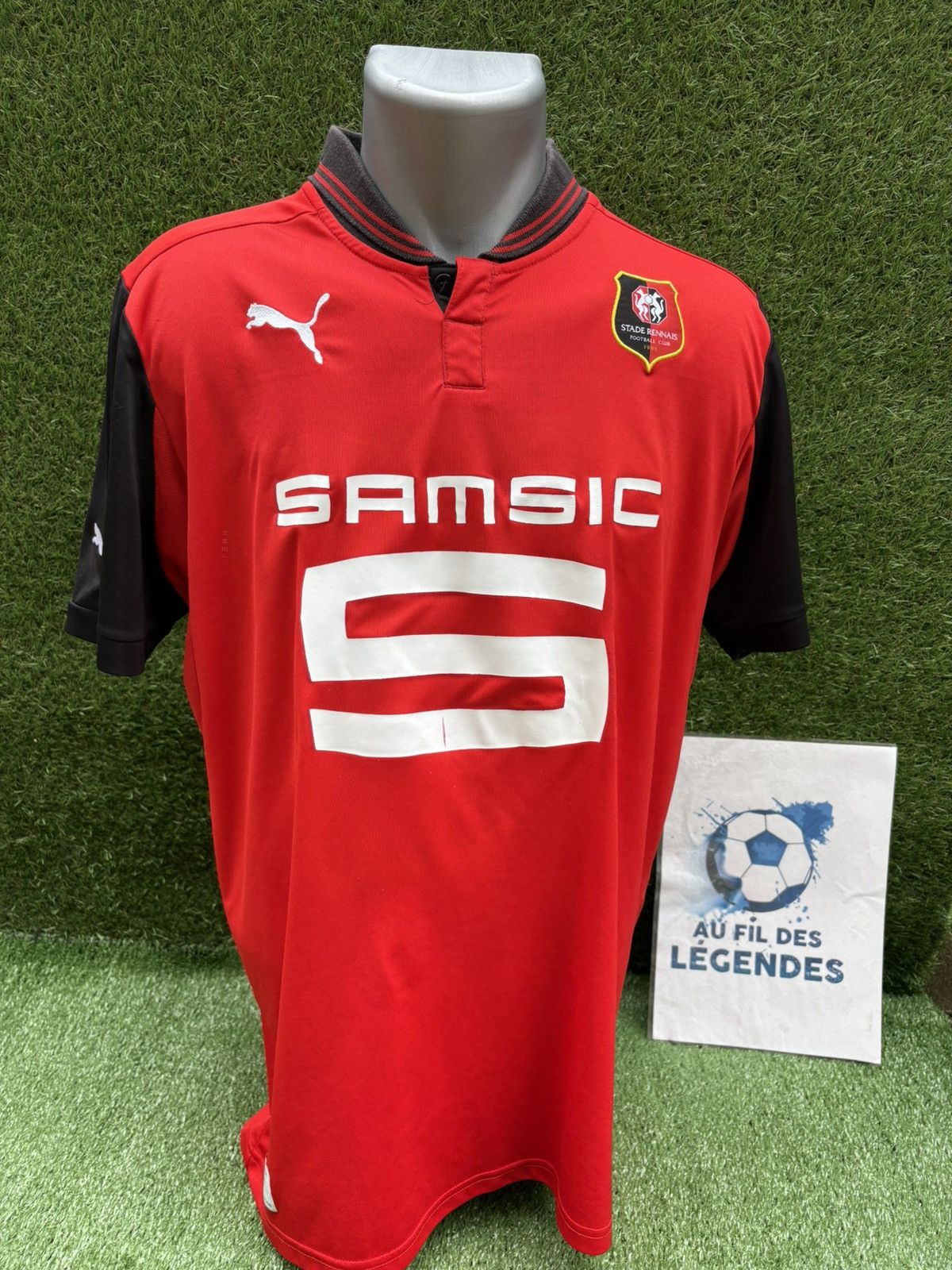 Puma Alessandrini jersey at stade rennais Size US XL / EU 56 / 4 - 2 Thumbnail