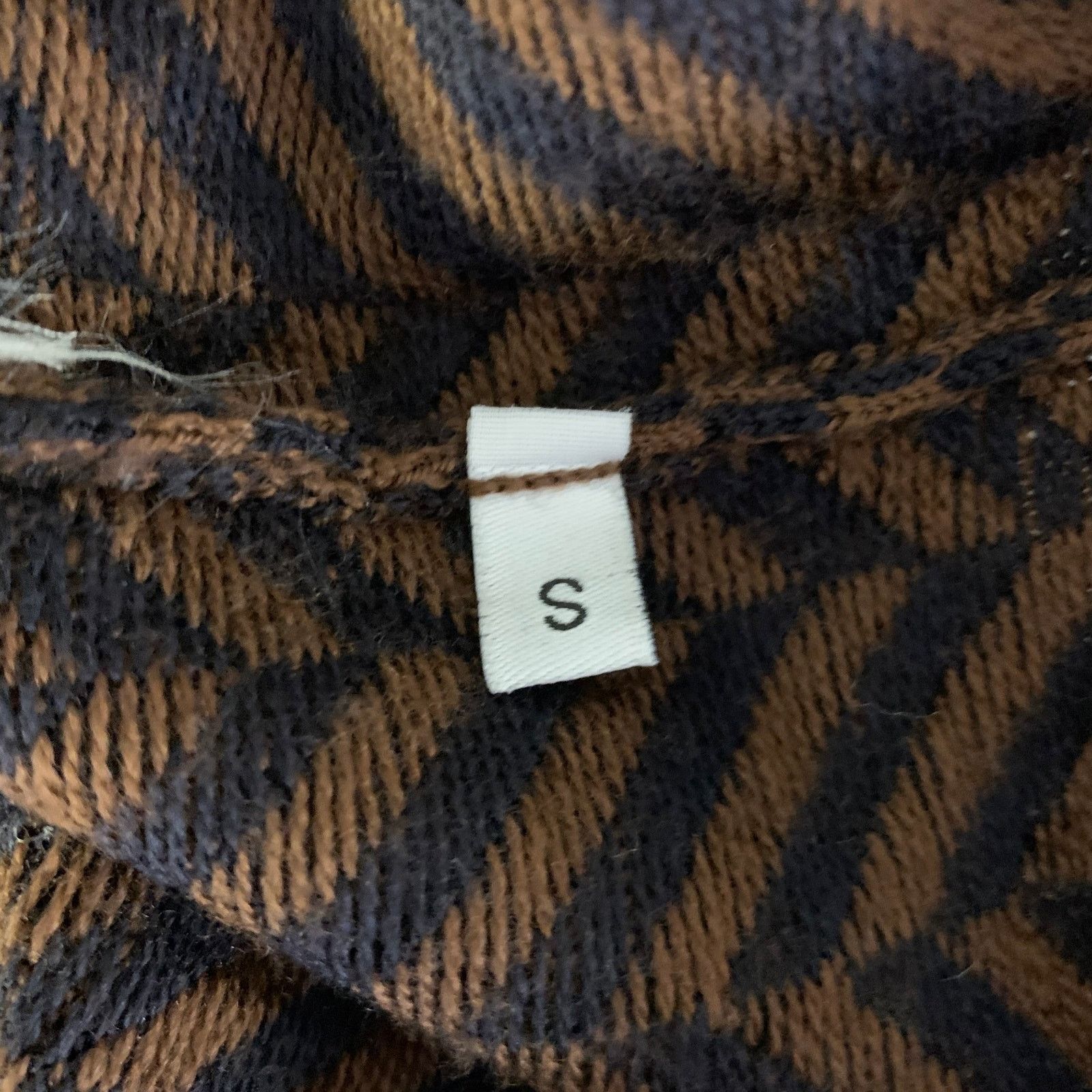 Barena BARENA Brown Black Herringbone Wool Blend Crew-Neck Pullover Size US S / EU 44-46 / 1 - 6 Thumbnail