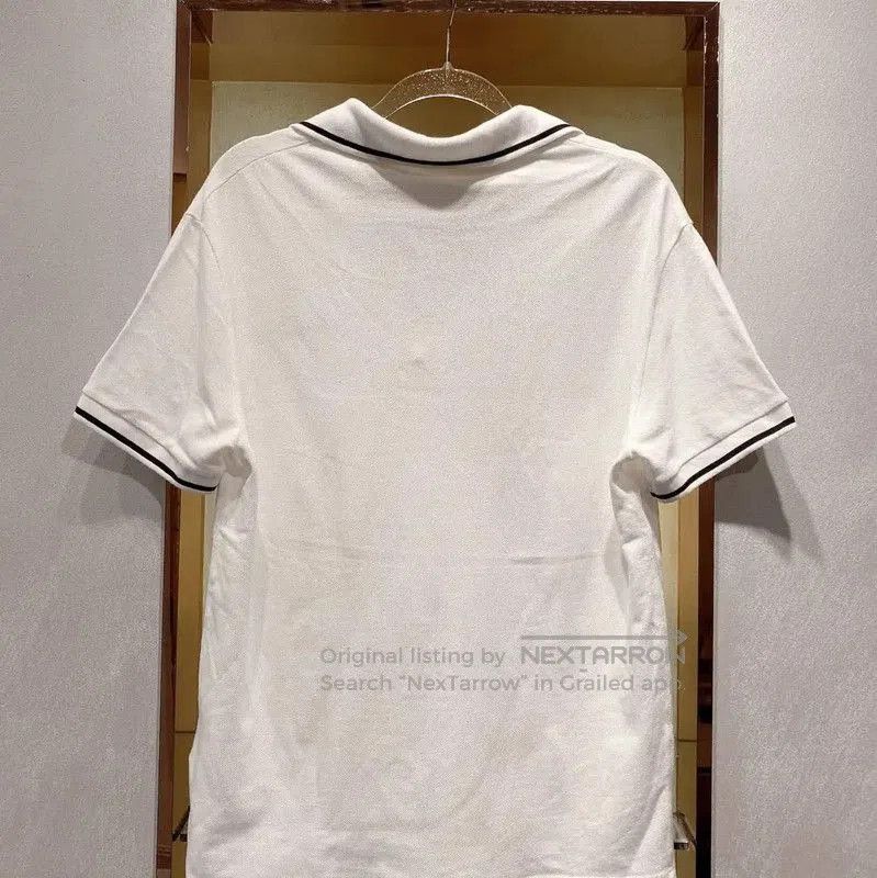 Versace Versace Women's Polo T-Shirt in White . Size L / US 10 / IT 46 - 2 Thumbnail