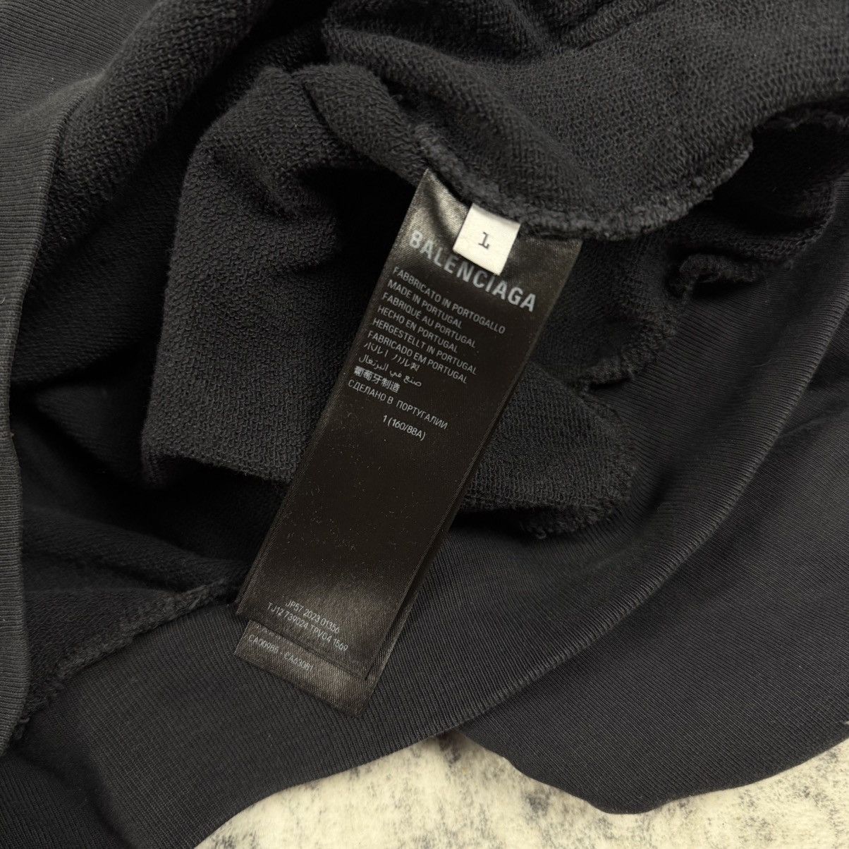 Balenciaga Balenciaga DIY Metal Outline ‘Black’ Hoodie Size US M / EU 48-50 / 2 - 7 Thumbnail