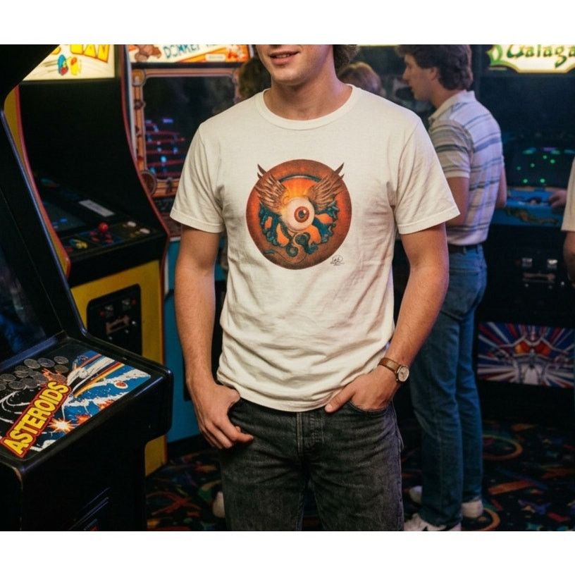 RE/DONE RE/DONE Eyeball Graphic Classic Men's Tee Size Medium NWT Size US M / EU 48-50 / 2 - 6 Thumbnail