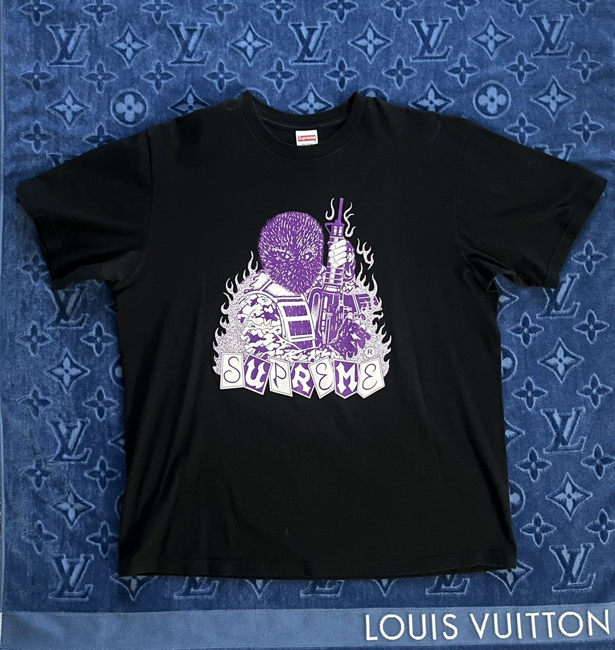 Supreme Supreme Purple Gunman Tee Size US L / EU 52-54 / 3 - 1 Thumbnail