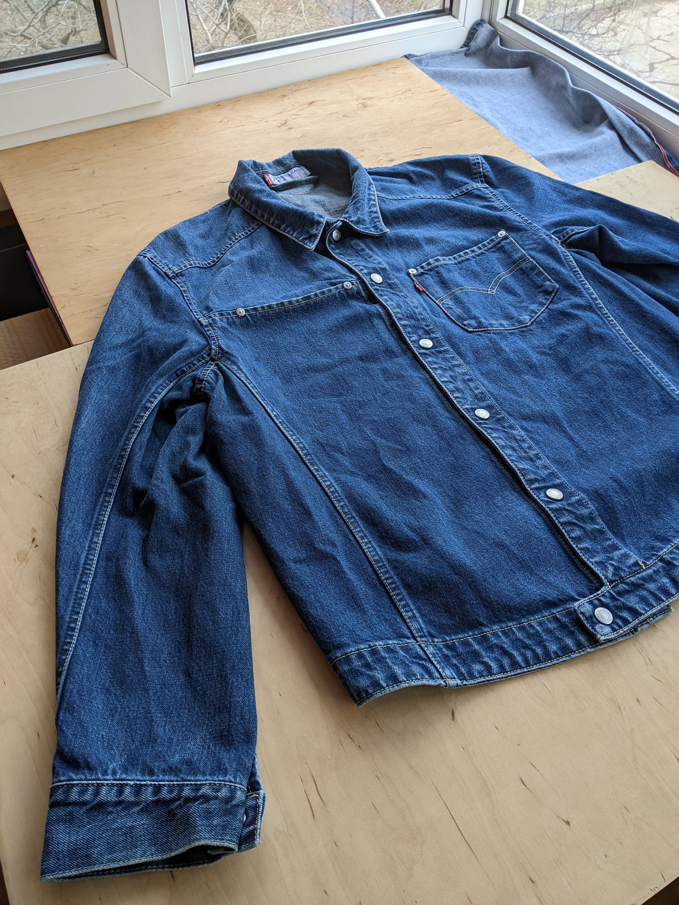 Levi's Levis Engineered Jeans Denim Jacket Vintage Lee Polo ACNE Size US XL / EU 56 / 4 - 5 Thumbnail