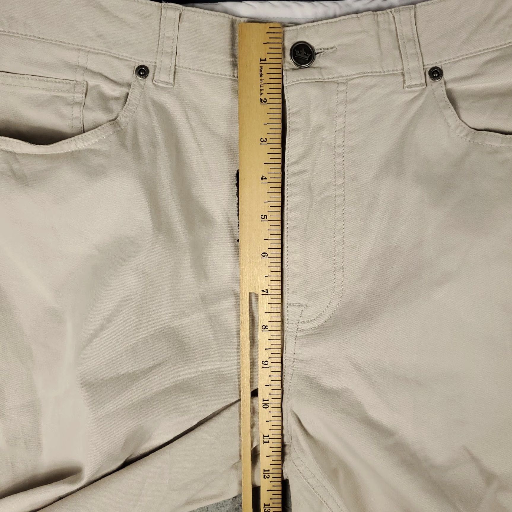 Peter Millar VINTAGE Not Applicable Peter Millar Men's Pants 38 Beige Chino Casual Straight Leg Cotton Spandex 2000s Mens Size US 38 / EU 54 - 5 Thumbnail