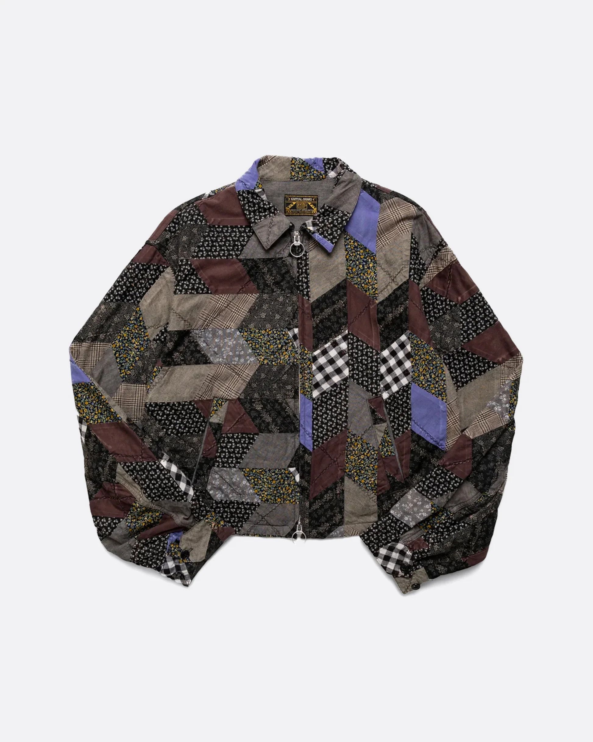 Kapital Kountry “Yabane” Quilt Patchwork Drizzler Jacket