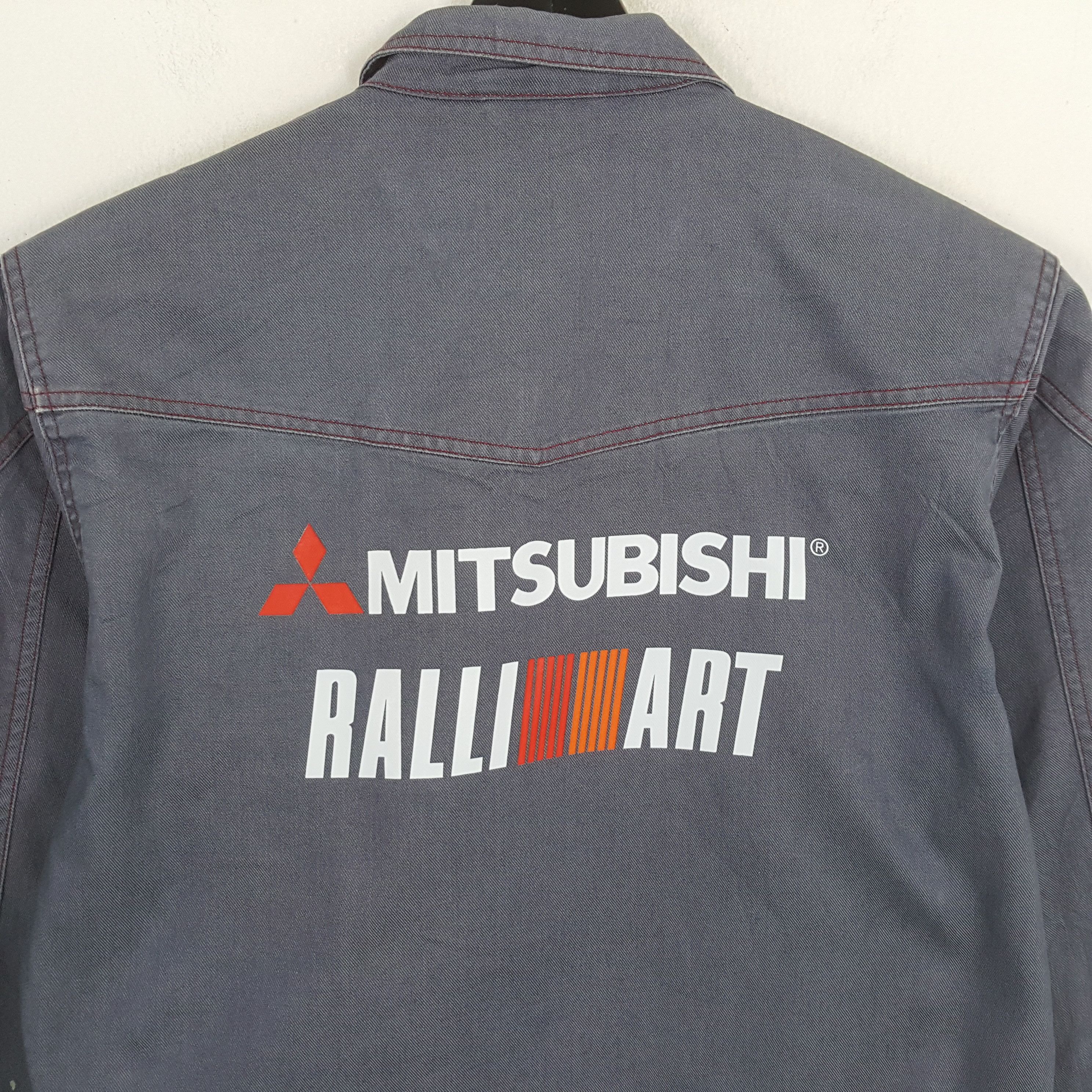 Japanese Brand × Vintage MITSUBISHI RALLI ART Japanese Motorsports Custom Art Jacket Size US M / EU 48-50 / 2 - 2 Thumbnail