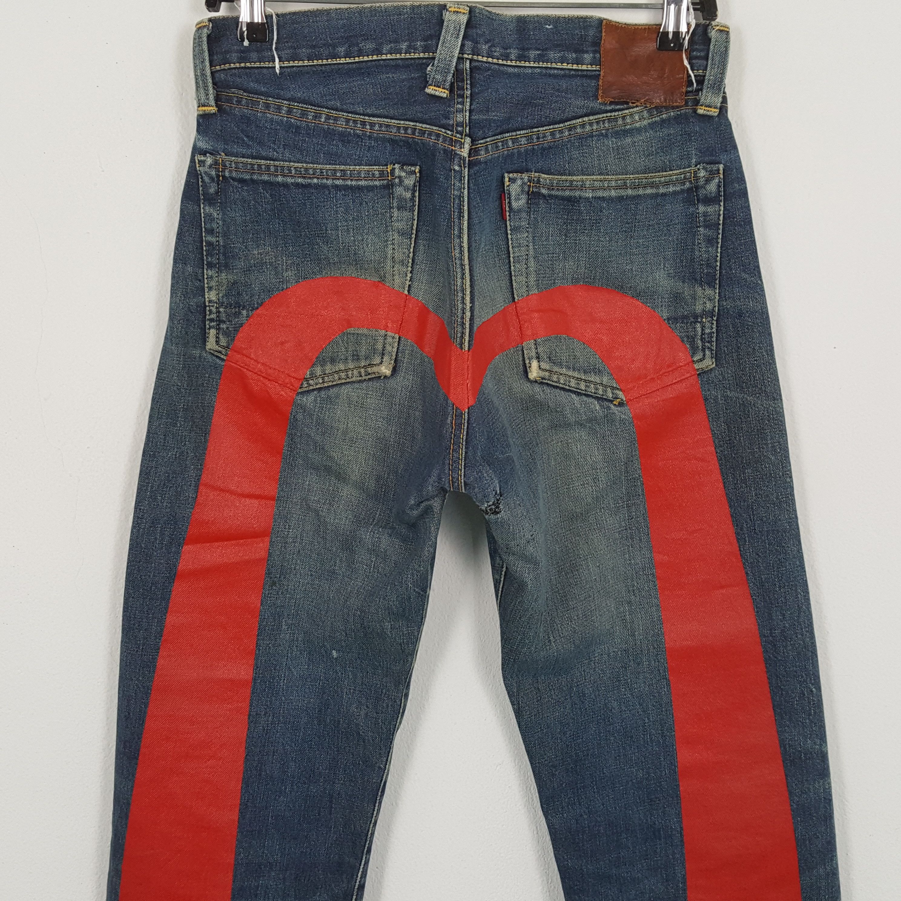 Evisu × Japanese Brand × Vintage EVIS Japanese Brand Streetwear Custom Daicock Jeans Size US 28 / EU 44 - 2 Thumbnail