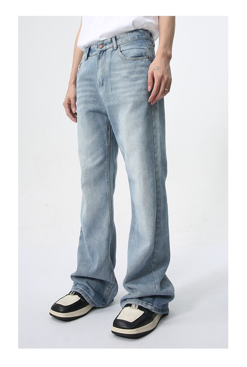 Japanese Brand × Jean Light blue flared washed jeans Size US 32 / EU 48 - 3 Thumbnail