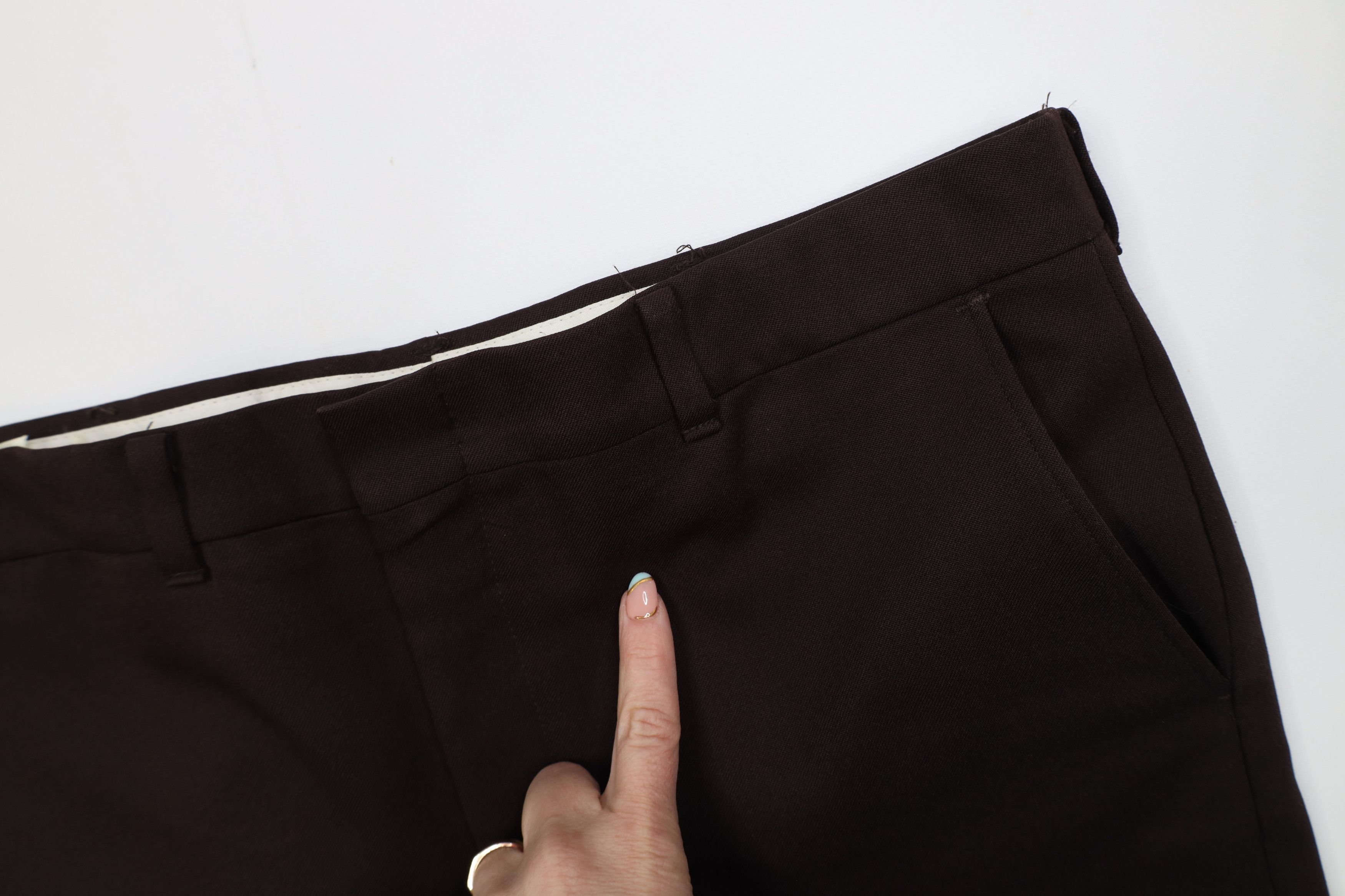 Vintage Vintage 70 Streetwear Flared Wide Leg Chino Pants Brown USA Size US 36 / EU 52 - 9 Thumbnail