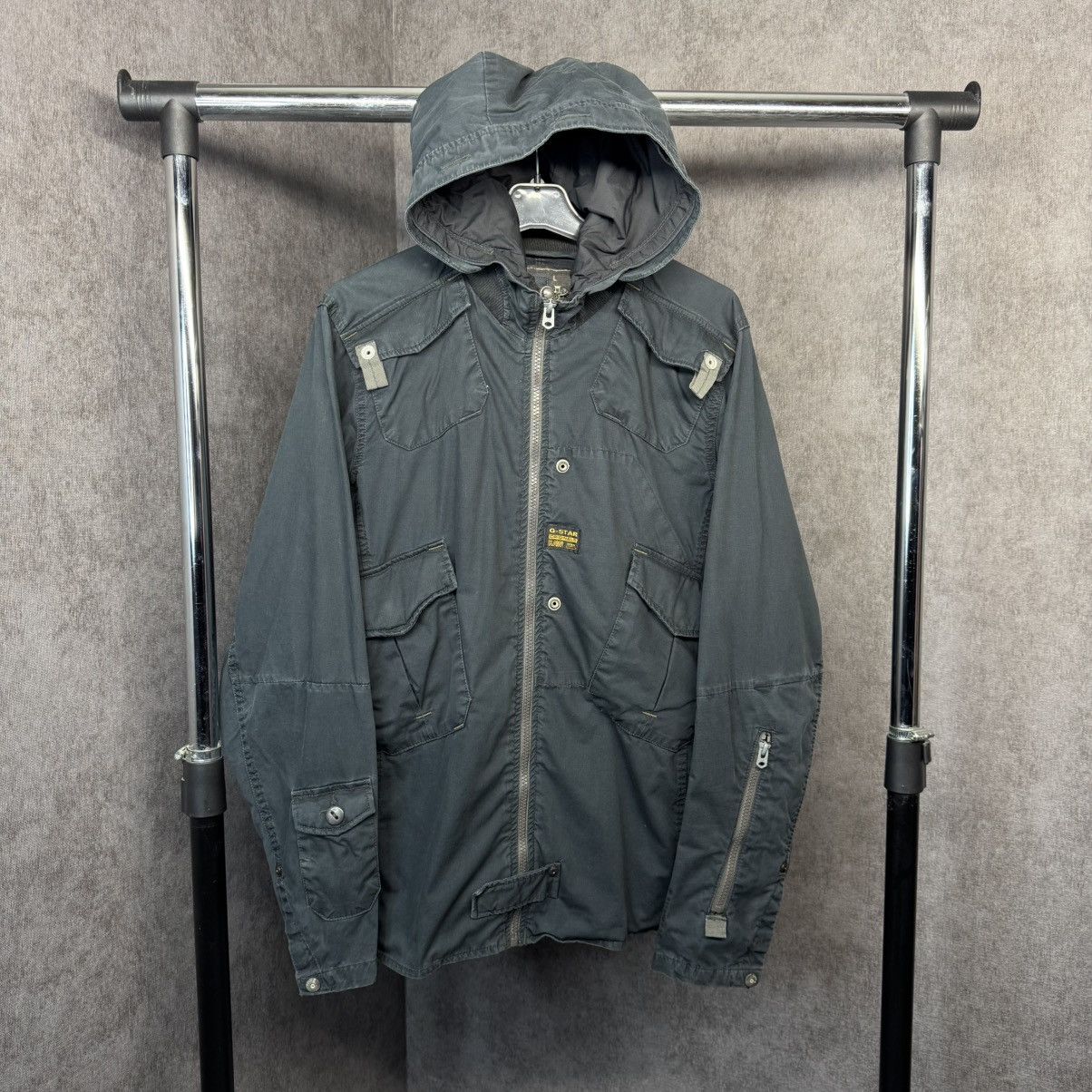 G-Star × Japanese Brand × Vintage G-Star Raw Cargo Jacket Vintage Size US M / EU 48-50 / 2 - 2 Thumbnail