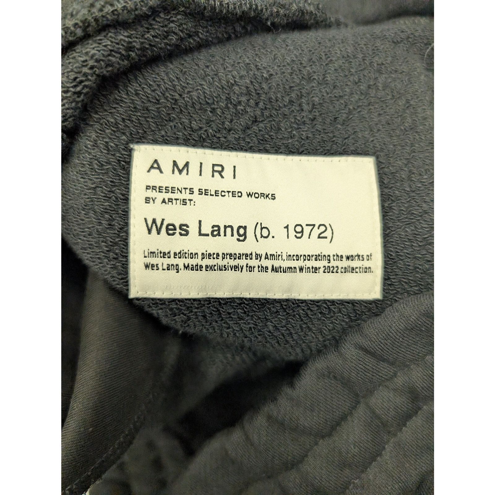 Amiri o1rshd1 Wes Lang Solar Kings Sweatpant in Black Size US 34 / EU 50 - 12 Thumbnail