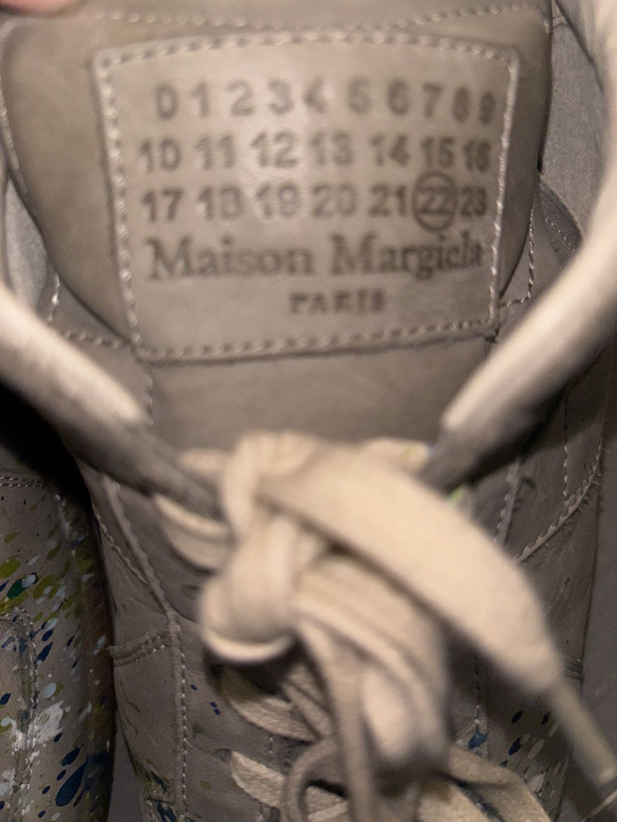 Maison Margiela Maison margiela dark grey paint splatter Size US 9 / EU 42 - 3 Thumbnail