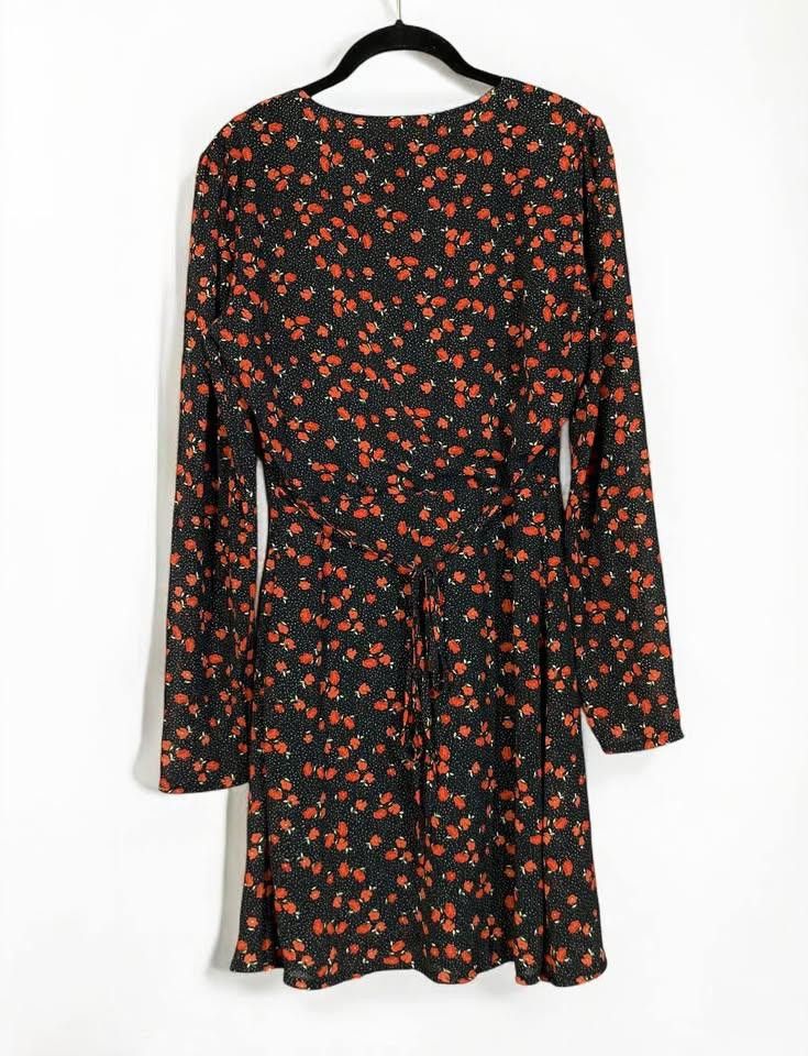 Designer Chic Floral Print Long Sleeve Dress Size XS / US 0-2 / IT 36-38 - 4 Thumbnail