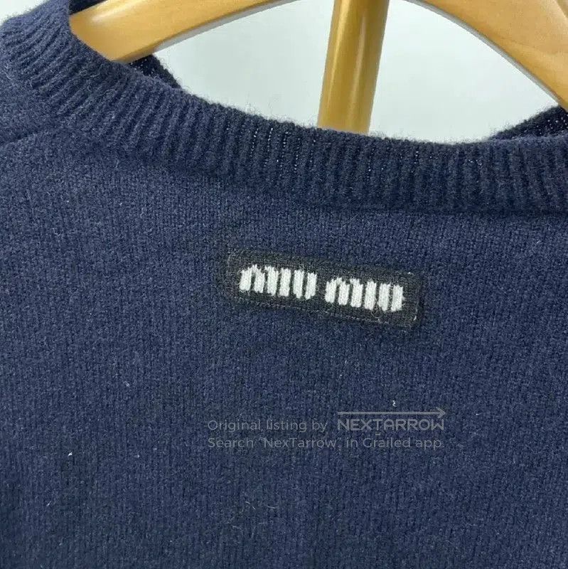 Miu Miu Miu Miu Black Wool Pullover Sweater . Size L / US 10 / IT 46 - 6 Thumbnail