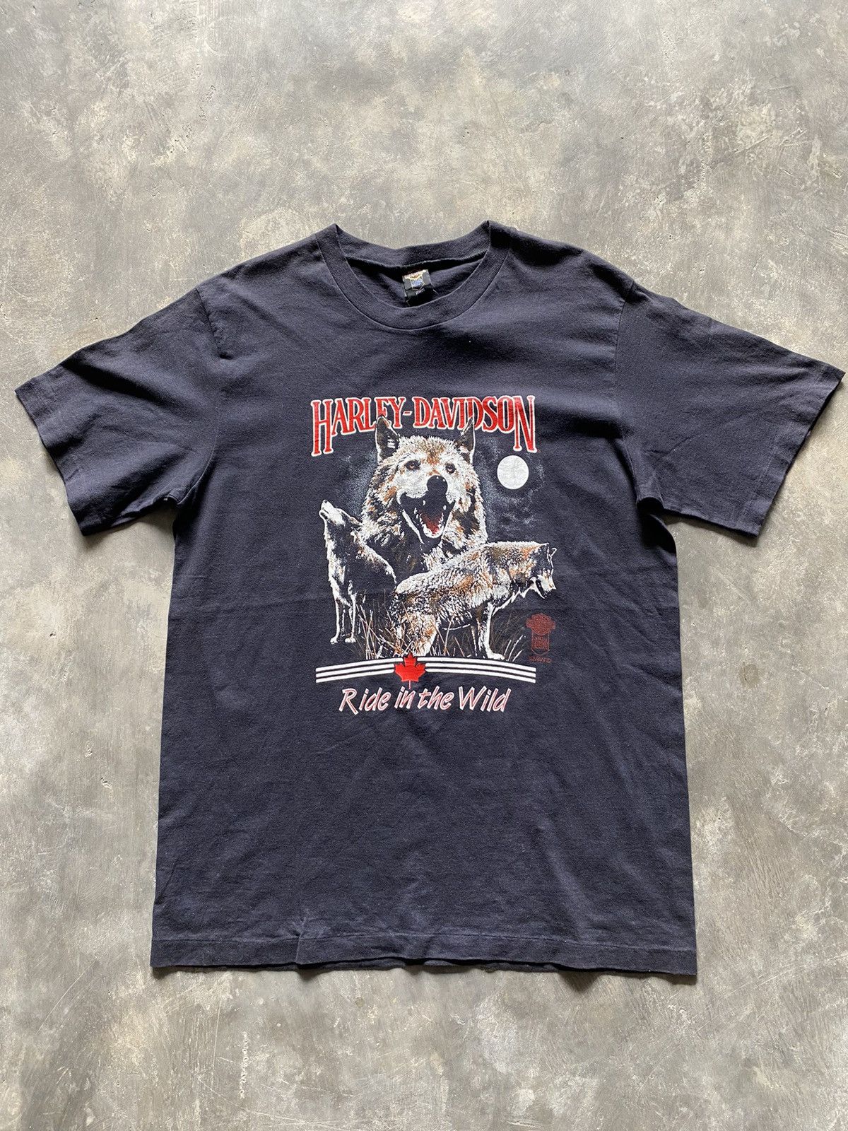 Vintage Harley Davidson Niagara Falls 3D Emblem