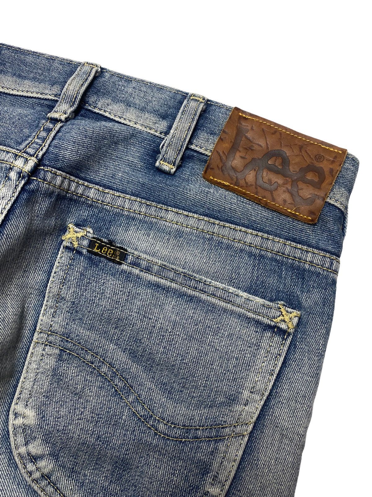 If Six Was Nine 1990s Lee Riders - Washed Flared Cowboy Denim Size US 29 - 9 Thumbnail
