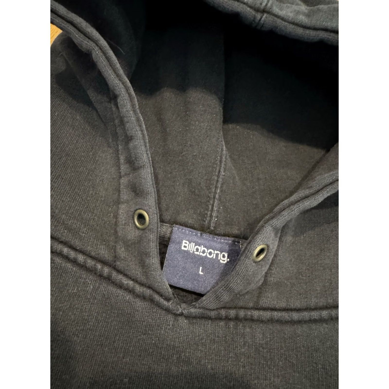 Billabong VINTAGE Billabong Pullover Hoodie Sweatshirt Hoodie Mens L Black Y2k Grunge Surf Skate Front Kangaroo Pocket Ribbed Cuffs Drawstrings Size US L / EU 52-54 / 3 - 4 Thumbnail