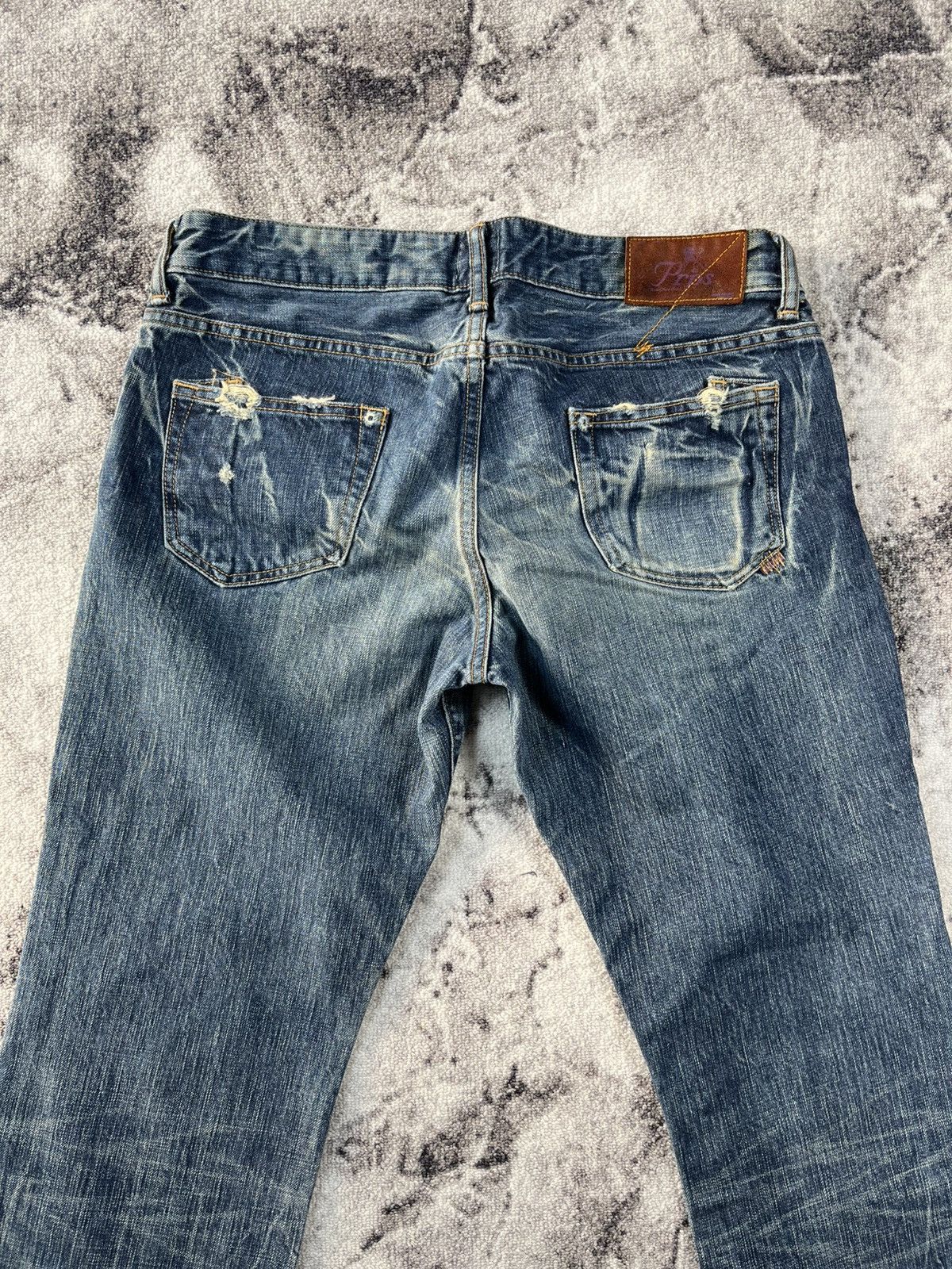 Prps PRPS Japan Selvedge Distressed Bootcut Denim 31 Size US 31 - 9 Thumbnail