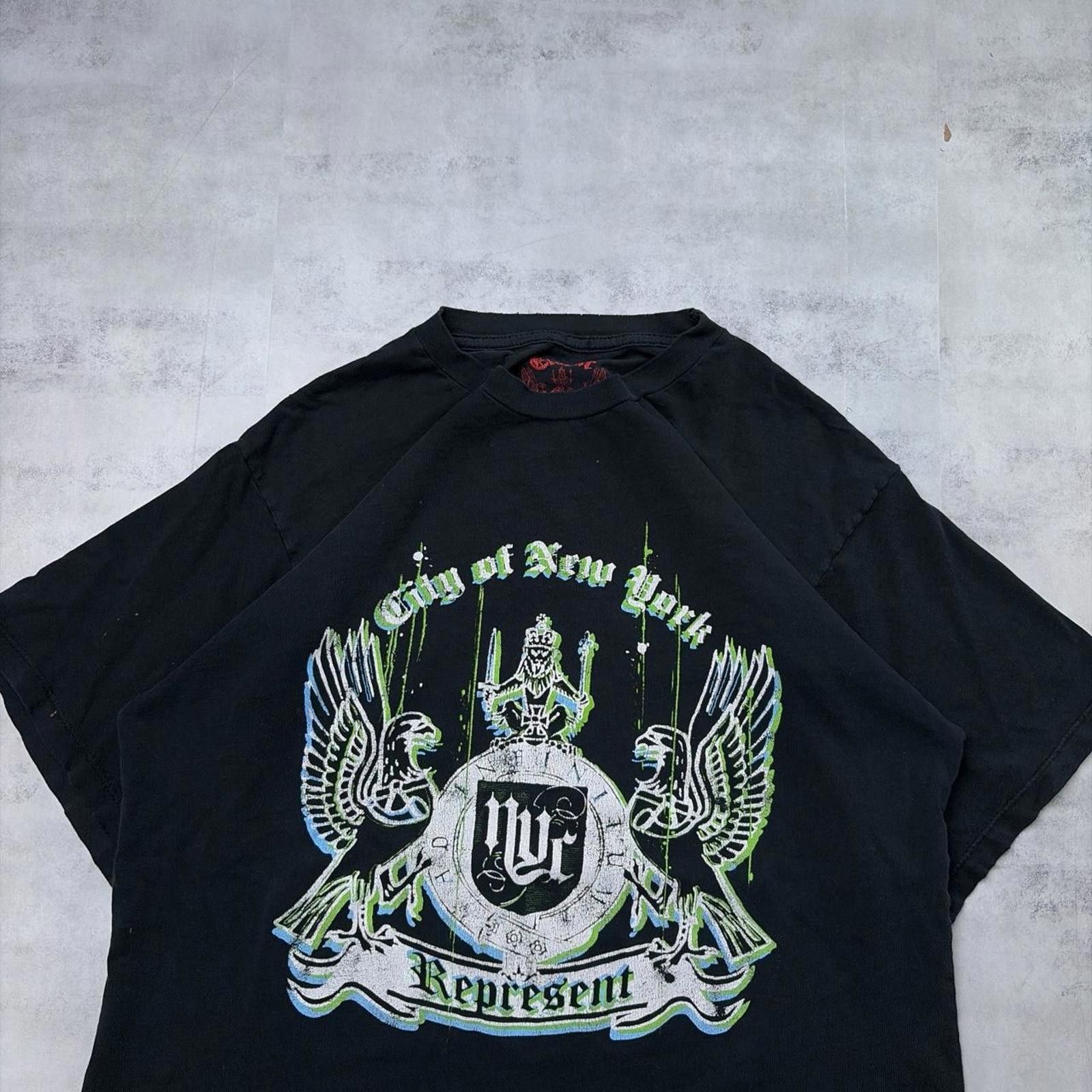 Other Y2K Black Fisbar Grunge Gothic Distressed Skater T-Shirt Size US M / EU 48-50 / 2 - 3 Thumbnail