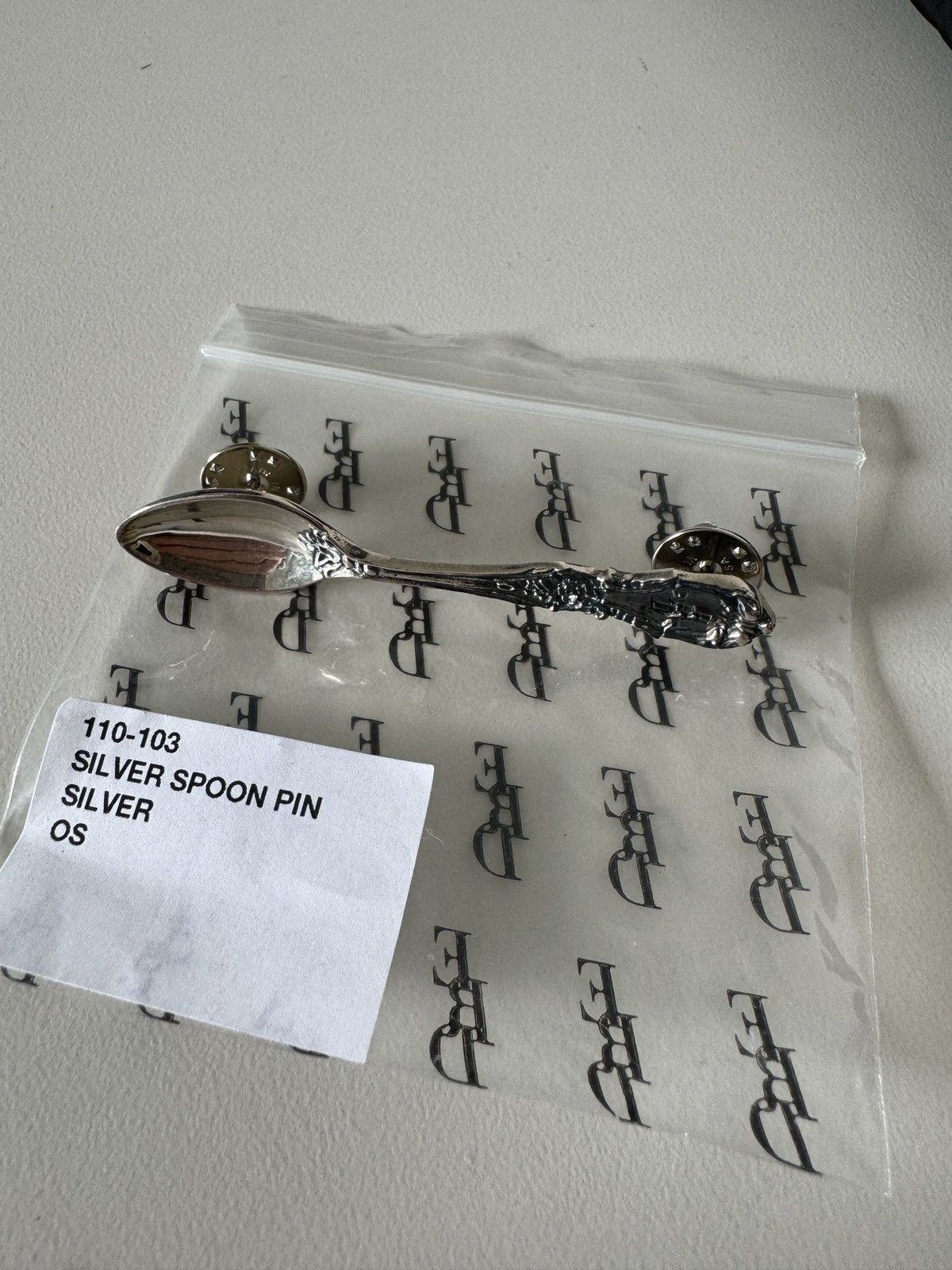 image of Enfants Riches Deprimes Erd Enfants Riches Déprimés .925 Sterling Silver Spoon Pin, Men's