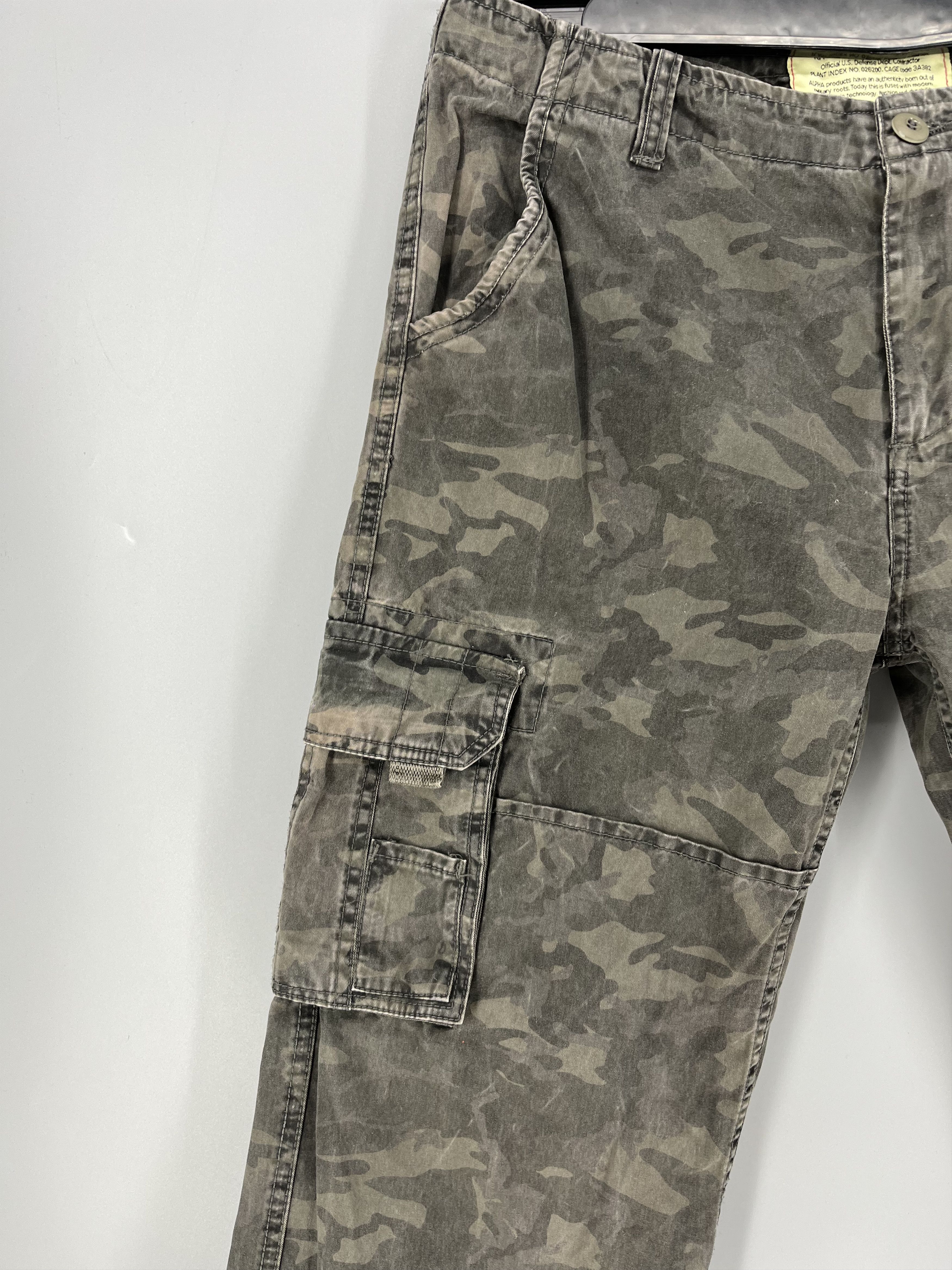 Alpha Industries VTG Alpha Industries Cargo Camouflage Military Outdoor Size US 34 / EU 50 - 8 Thumbnail