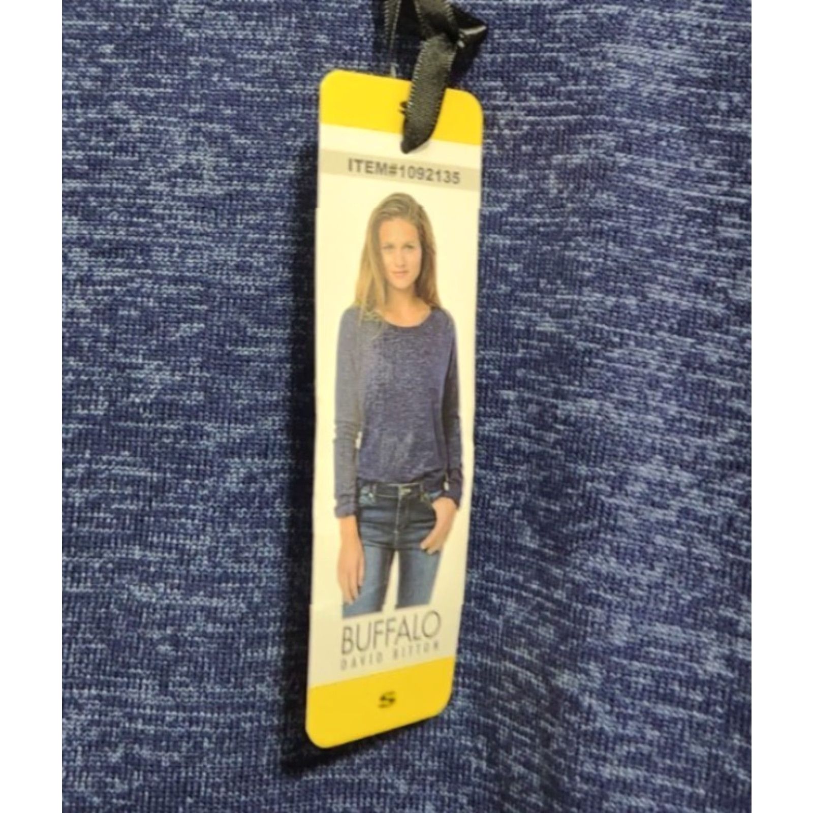Buffalo David Bitton Buffalo Womens S Long Sleeve Cozy Top Pullover Knit Sweater Blue Size S / US 4 / IT 40 - 4 Thumbnail