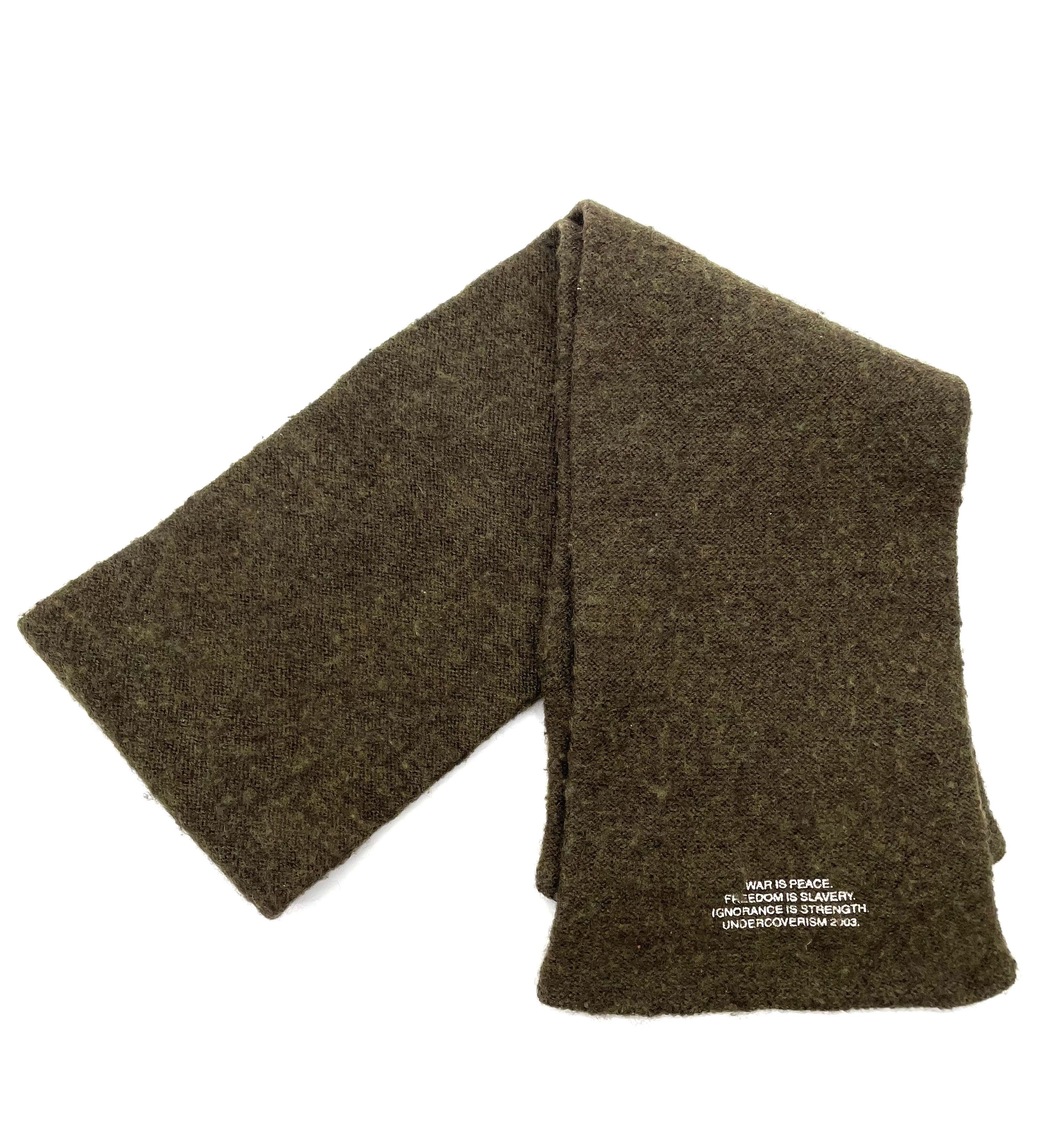 Undercover AW03 Paper Doll Wool Scarf Size ONE SIZE - 2 Thumbnail