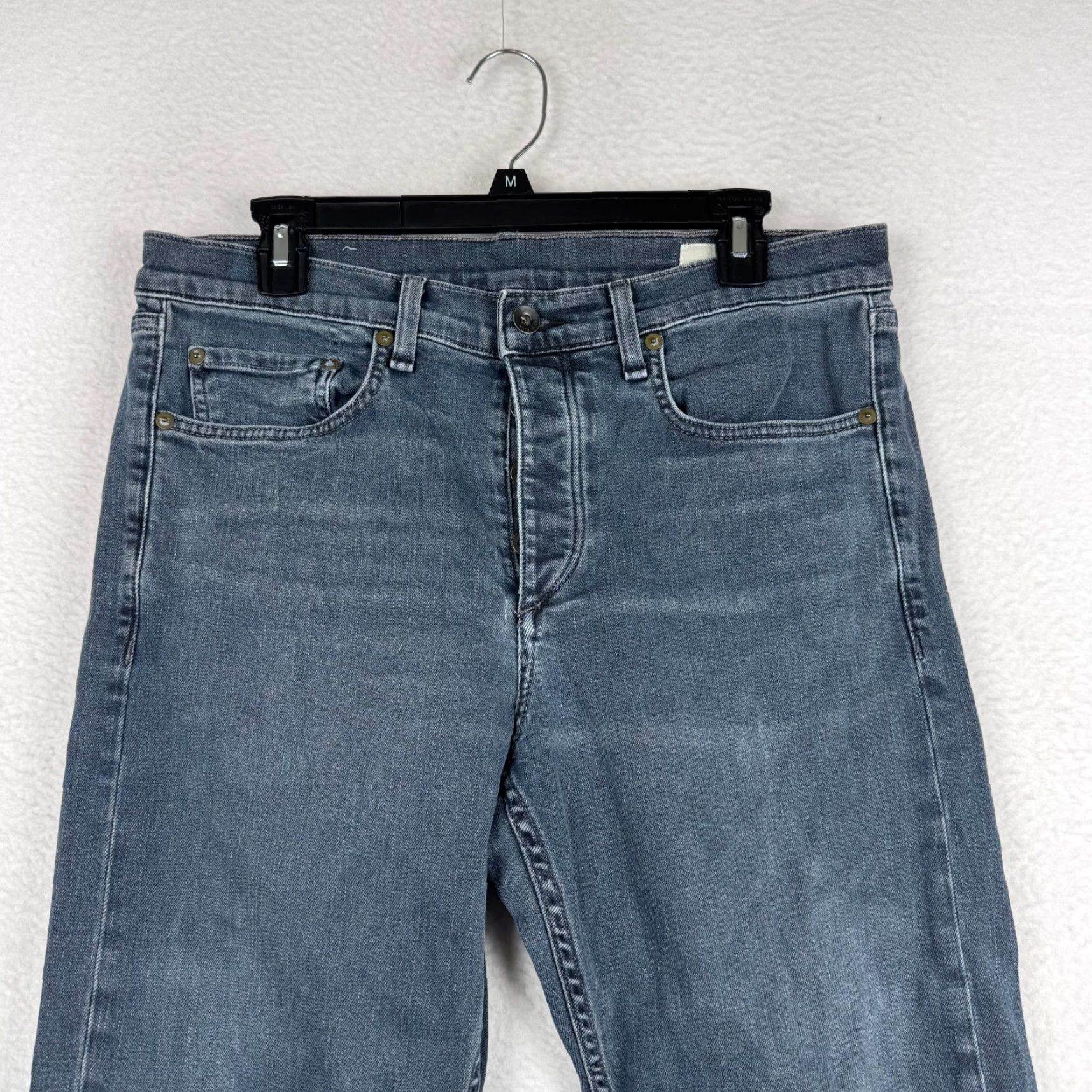 Rag & Bone rag & bone Jeans Men 33x33 Slim Stretch Denim Blue Skinny Regular 33 Inseam 33 Waist 33 Mens Size US 33 - 2 Thumbnail
