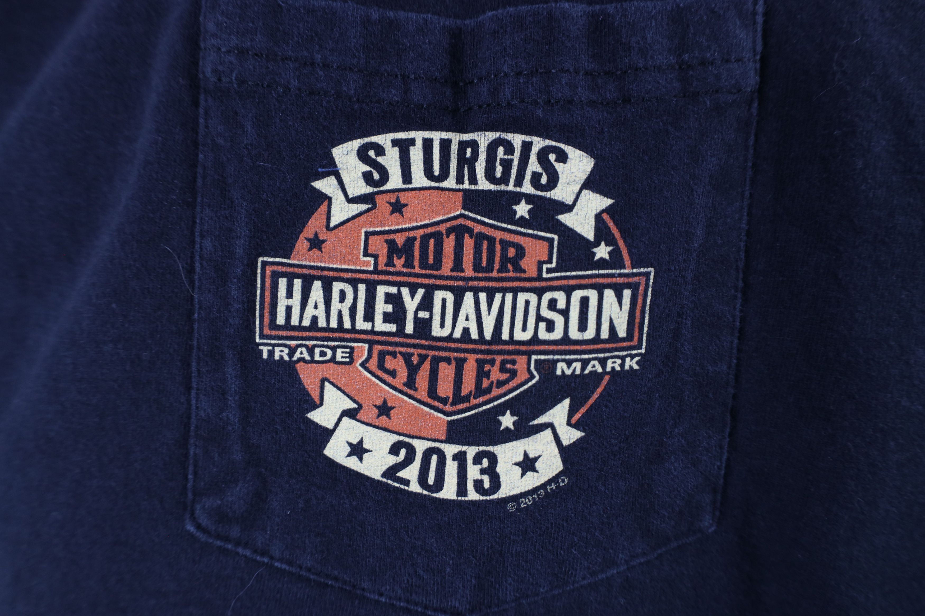 Harley Davidson × Vintage Vintage Y2K Harley Davidson Poker Western Pocket T-Shirt Size US XL / EU 56 / 4 - 10 Thumbnail