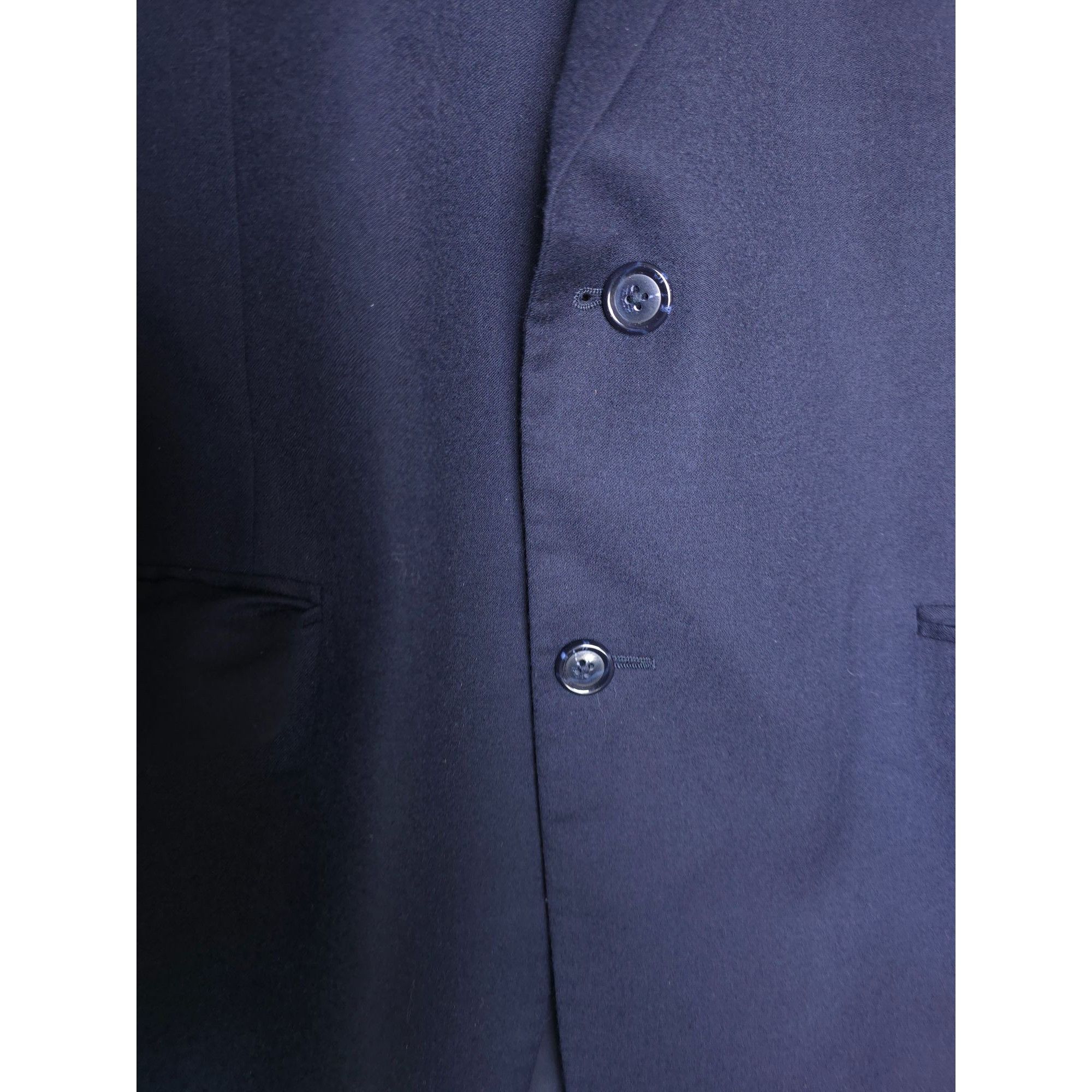 Jos. A. Bank Jos. A. Bank Mens Navy Blue Blazer suit Jacket 2 Button Siz Size 44L - 2 Thumbnail