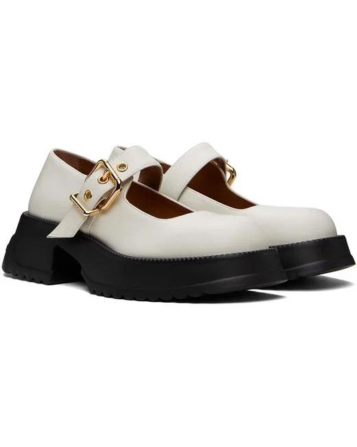 Marni o1w1db10925 Pumps in White Size US 5 / IT 35 - 1 Thumbnail