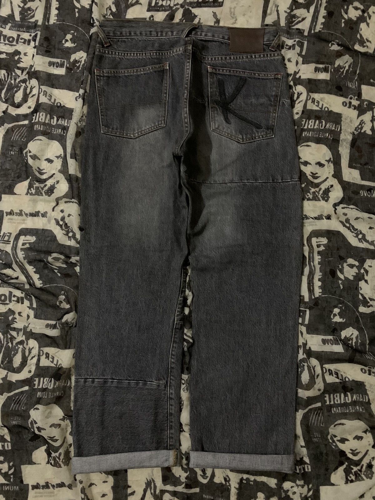 Karl Helmut 💥Vintage Karl Helmut Patchwork Denim Size US 30 / EU 46 - 4 Thumbnail