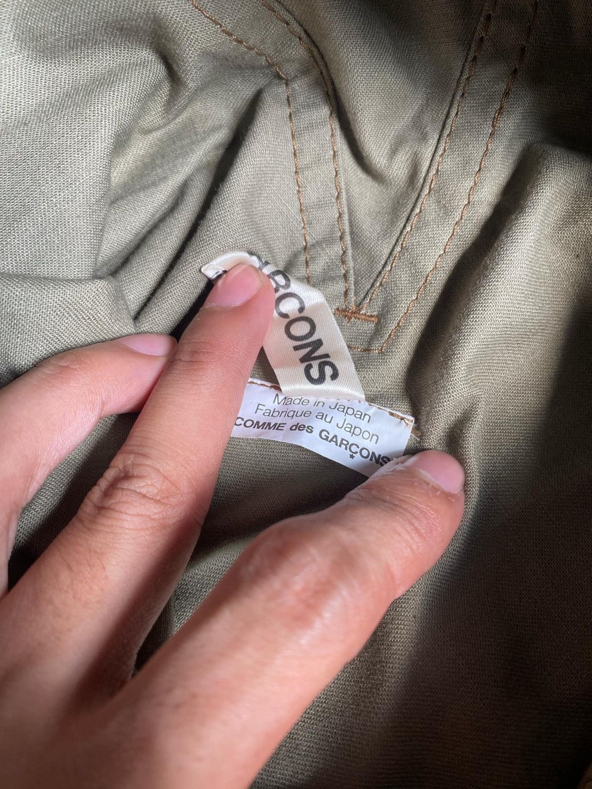 Comme des Garcons Comme Des Garçons Trompe L’oiel Stitching Military Coat Size M / US 6-8 / IT 42-44 - 9 Thumbnail