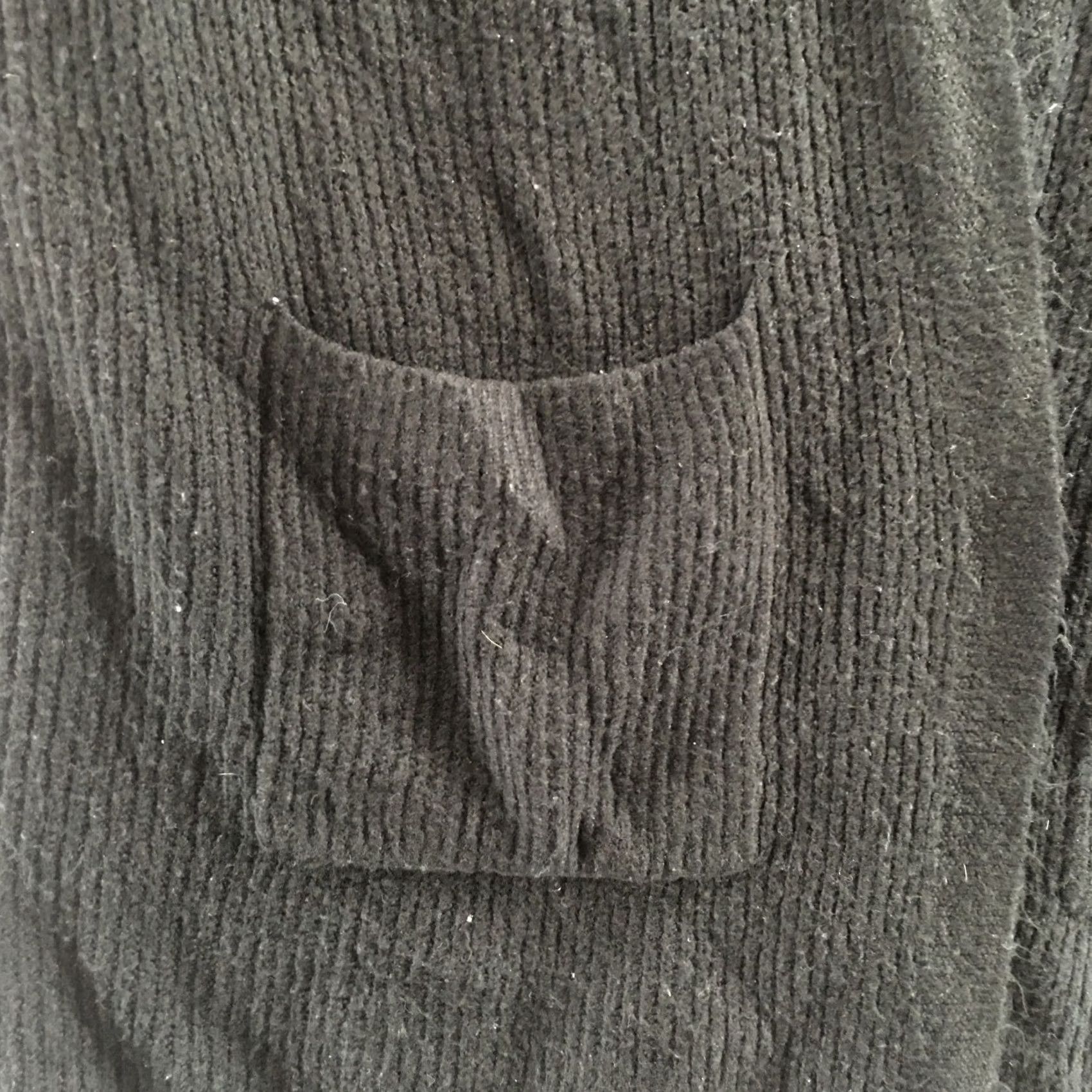 American Eagle Outfitters American Eagle Outfitters Cardigan Sweater Womens M Black Long Sleeve Open Front Pocket Size M / US 6-8 / IT 42-44 - 4 Thumbnail