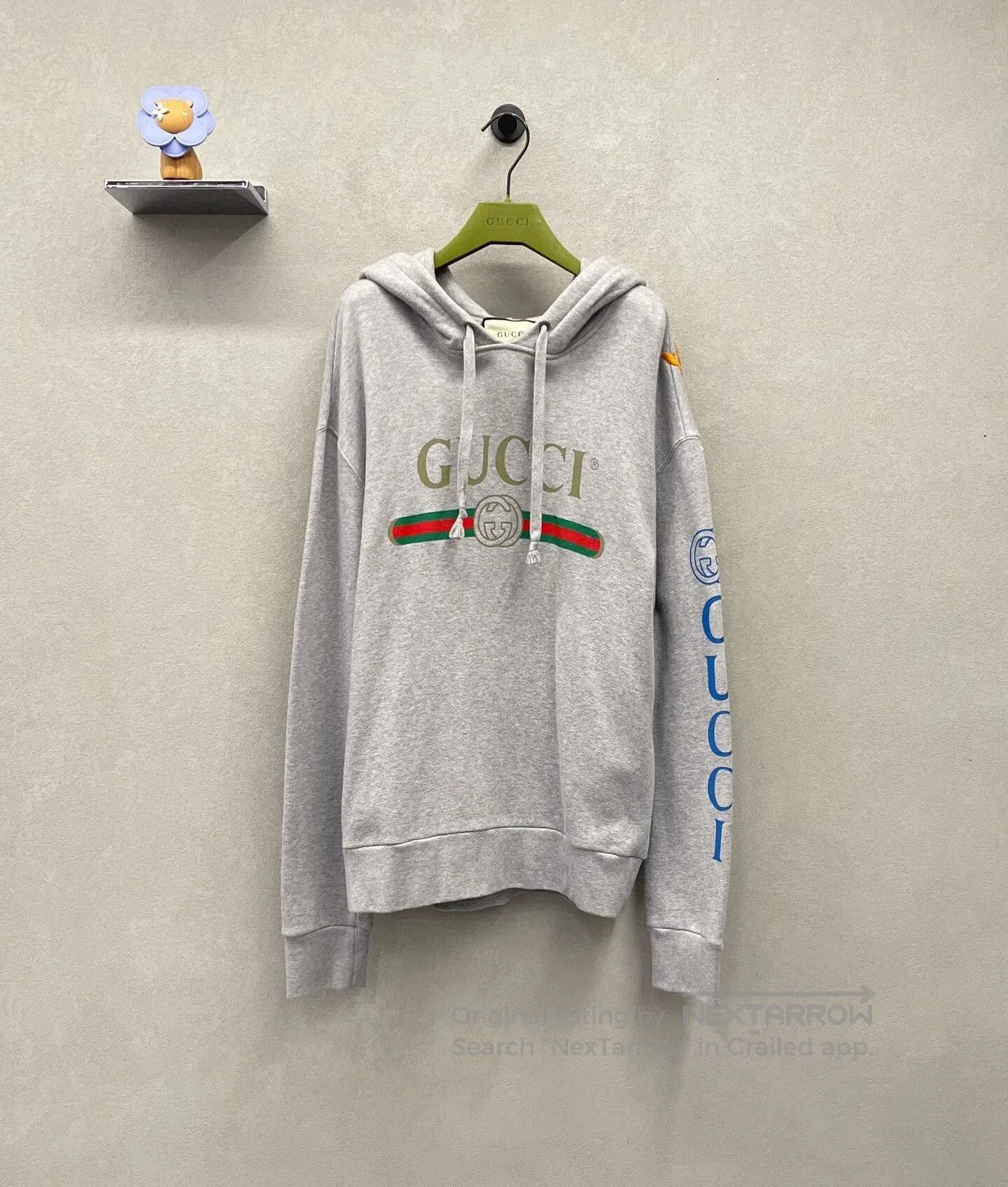 Gucci gucci gray sweatshirt with embroidered details. Size US S / EU 44-46 / 1 - 1 Thumbnail