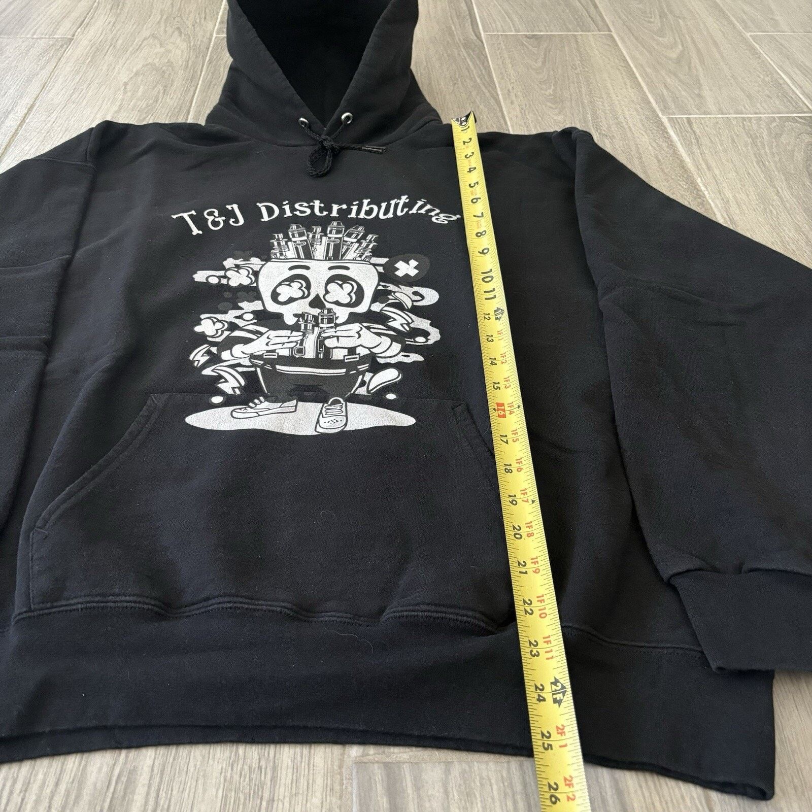 Owner Operator T&J Distributing Hoodie Sweater Men’s Large Skull Vaping Size US L / EU 52-54 / 3 - 8 Thumbnail