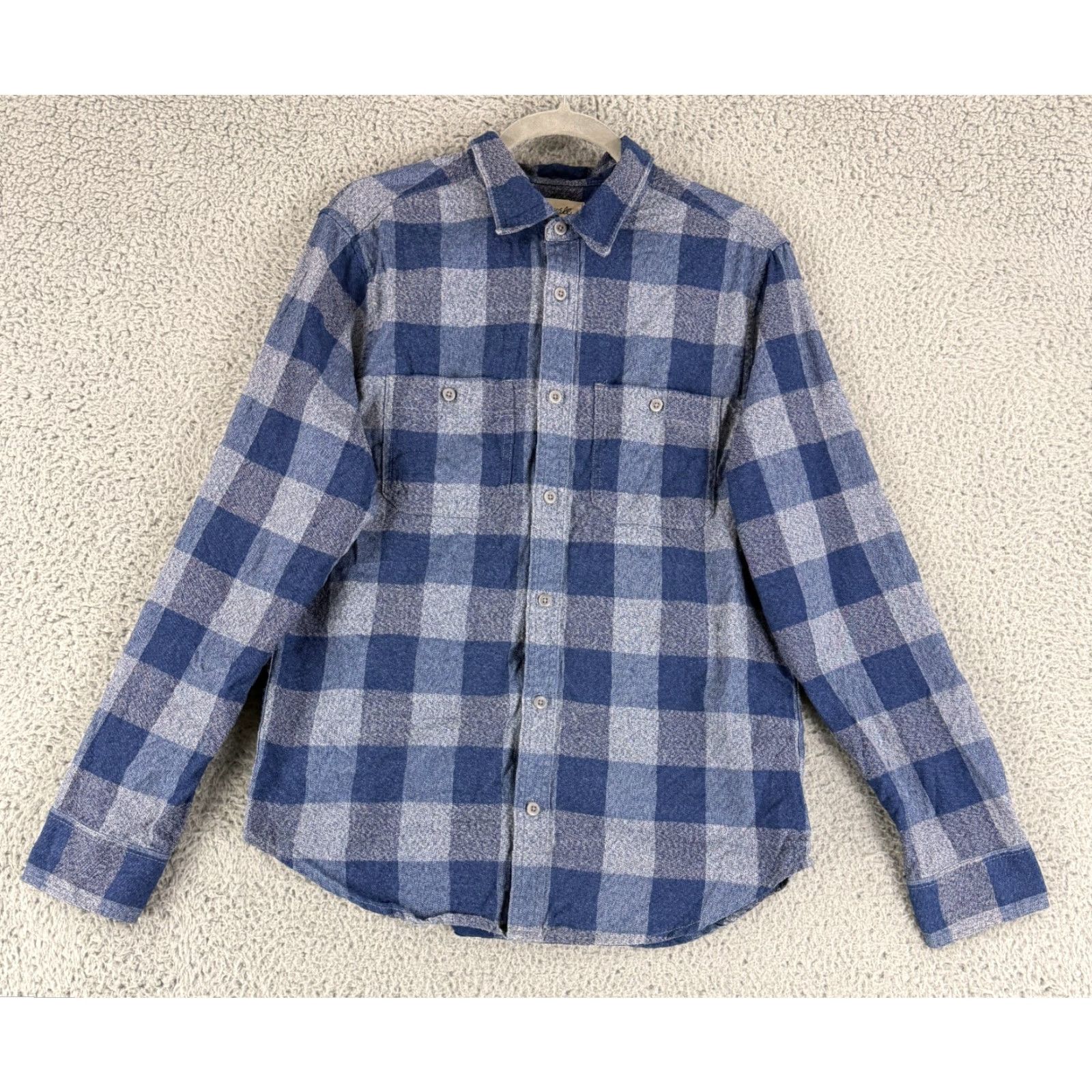 Madewell Madewell Button-Up Shirt Mens Medium Blue Plaid Flannel Perfect Fit Long Sleeve Size US M / EU 48-50 / 2 - 2 Thumbnail