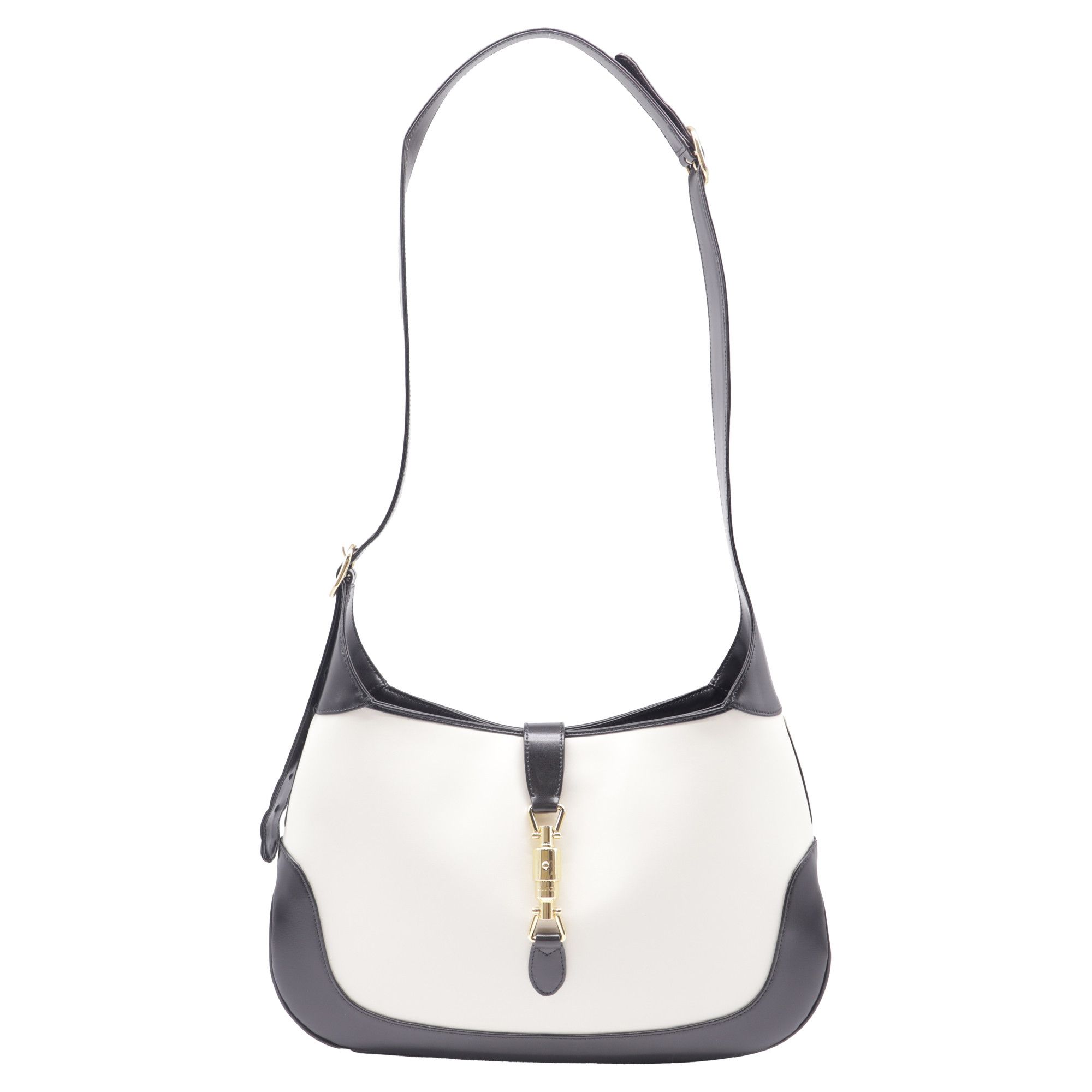 Gucci Gucci Jackie 1961 Medium Bag in White Leather Size ONE SIZE - 1 Thumbnail